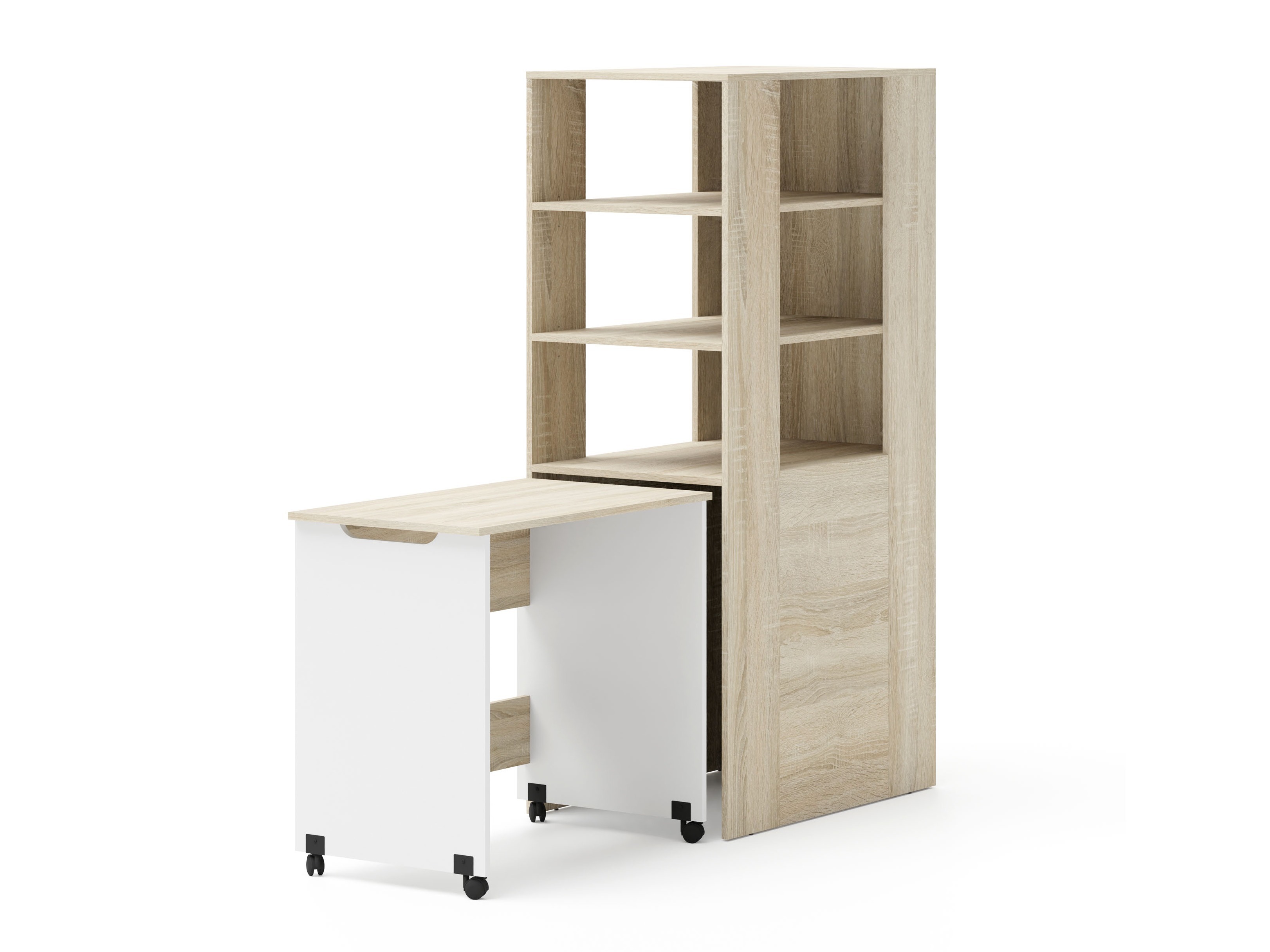 Gyerekszoba garnitúra Elitenu 104 (Sonoma tölgy + Fehér)