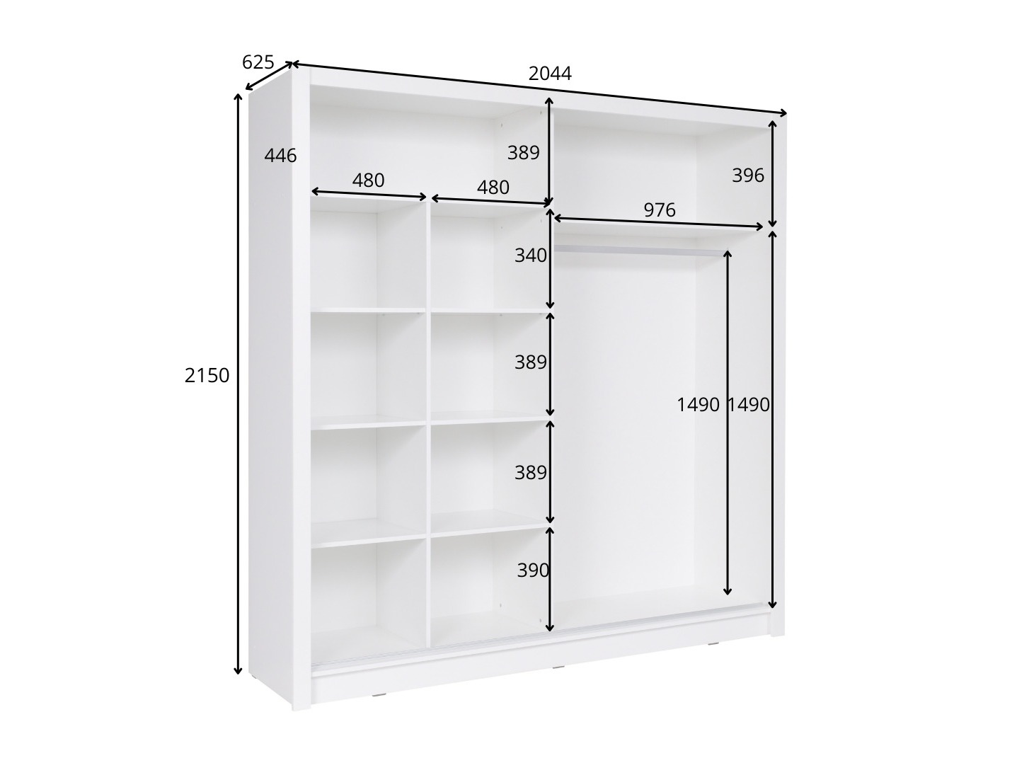 Gardróbszekrény Baytown 142