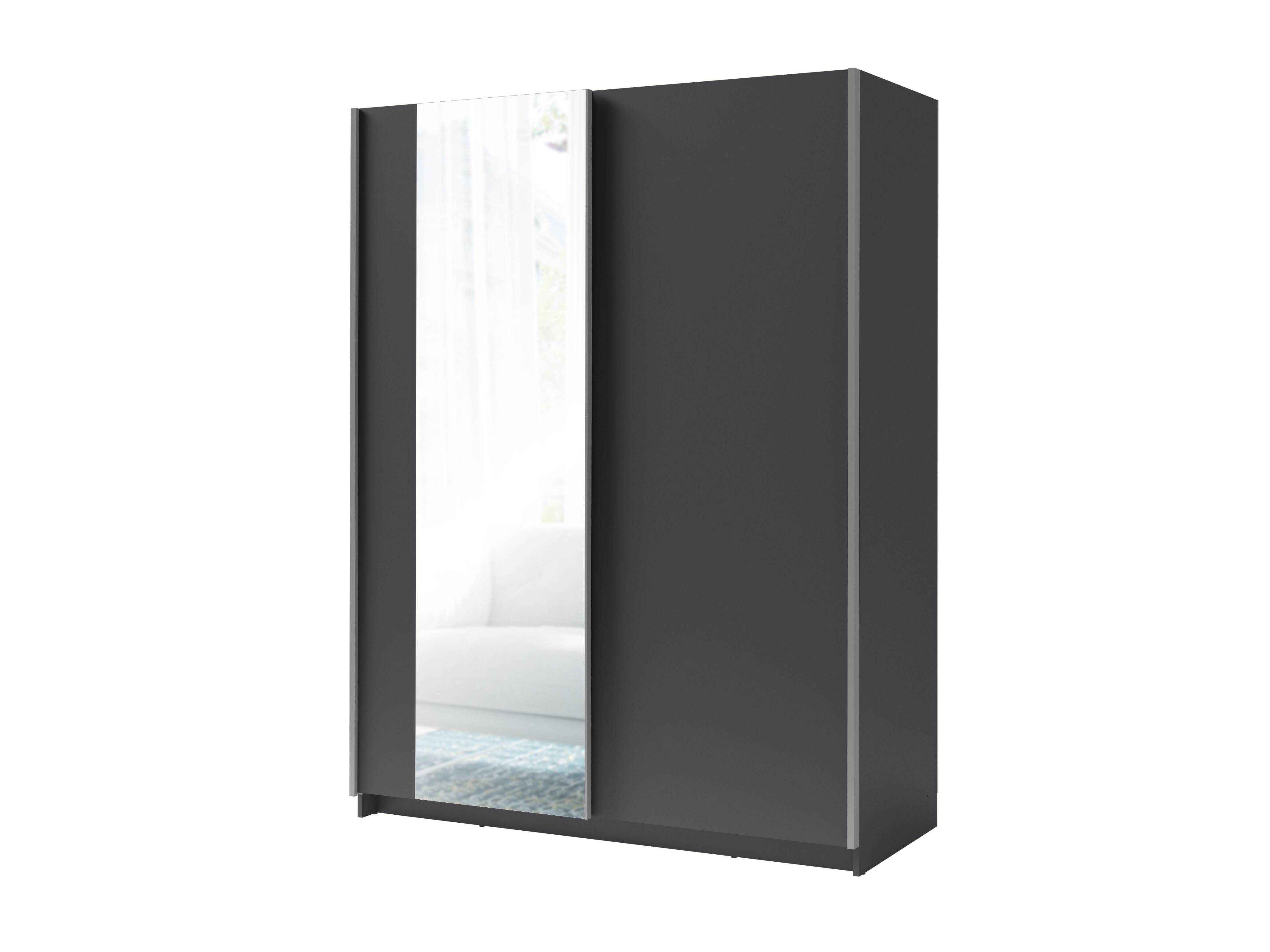 Gardróbszekrény Baytown 145 (Grafit)