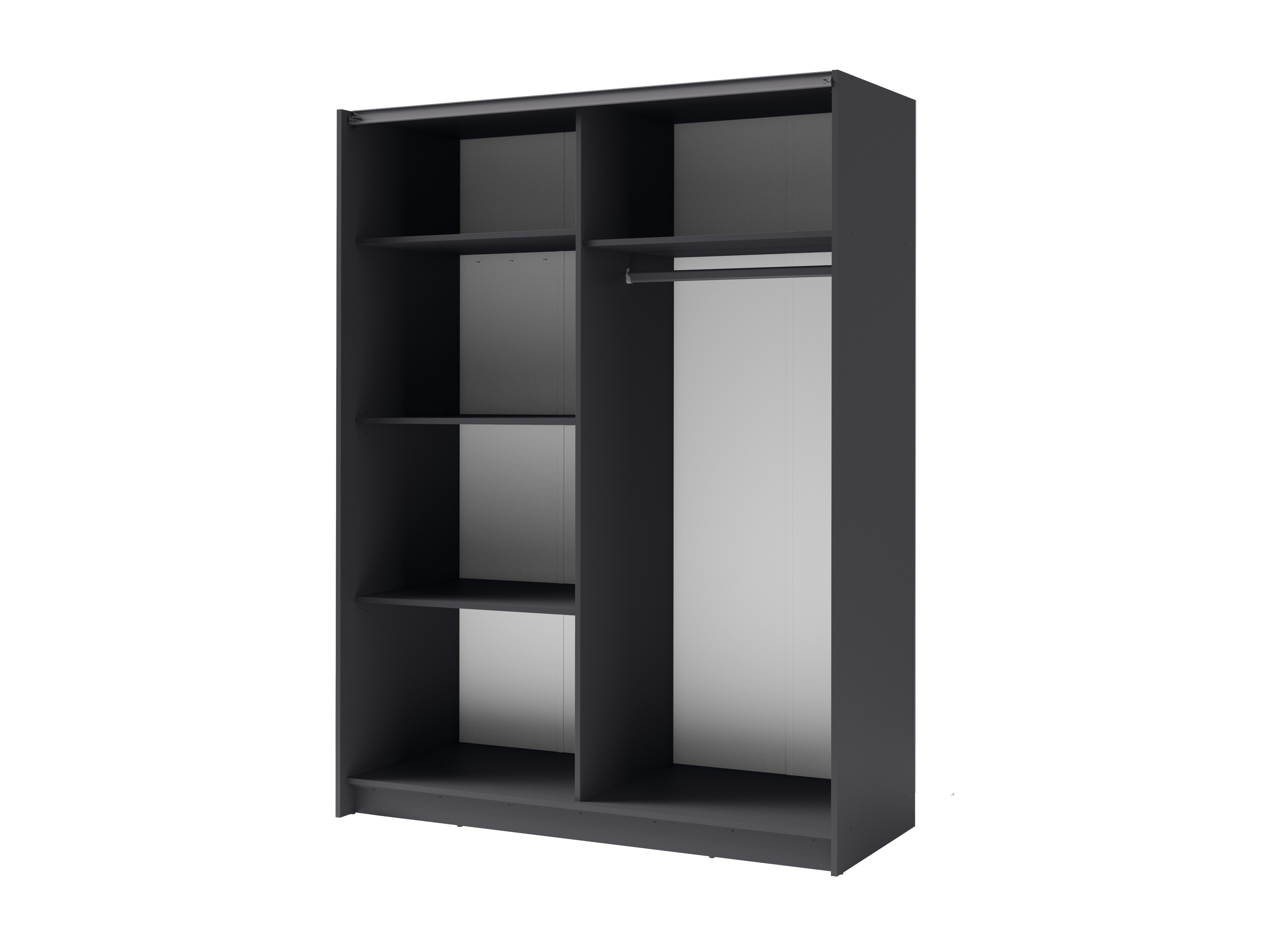 Gardróbszekrény Baytown 145 (Grafit)