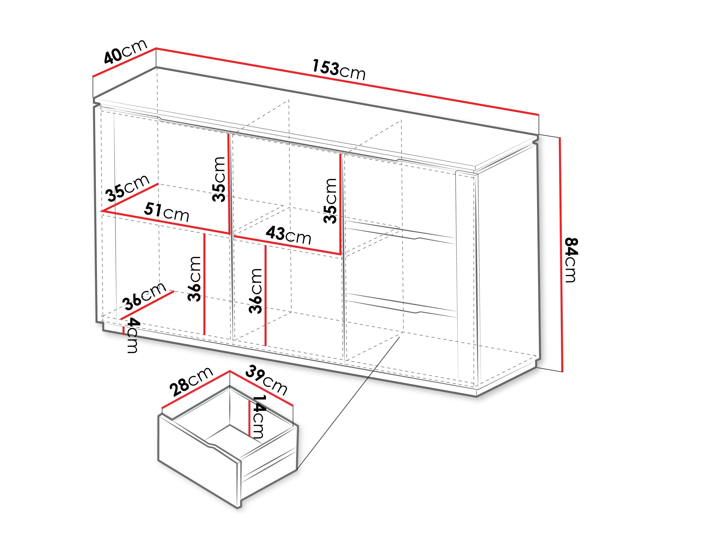 Komód Comfivo Ovitas