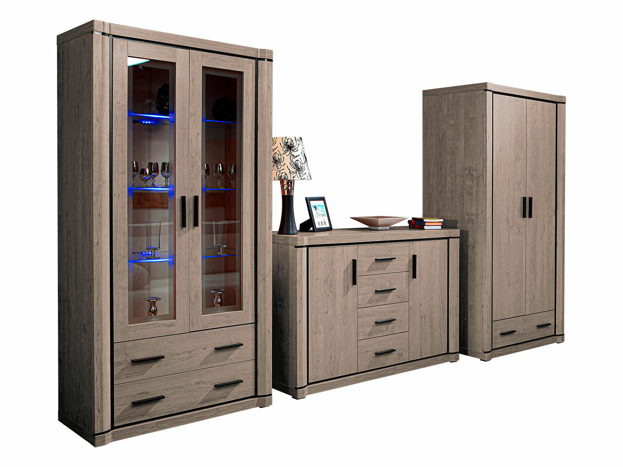 Nappali szett Lorelie 125 (Triufel tölgy)