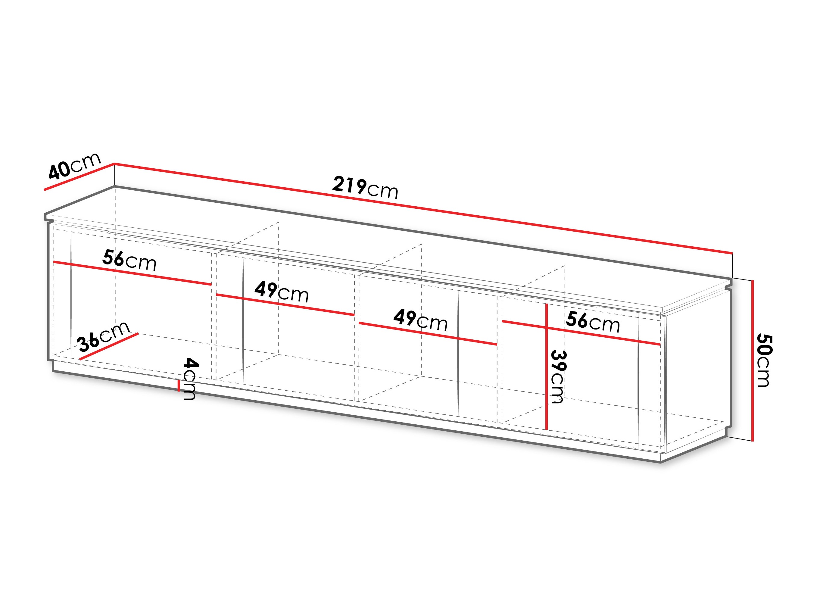 TV-állvány Comfivo Ovitas
