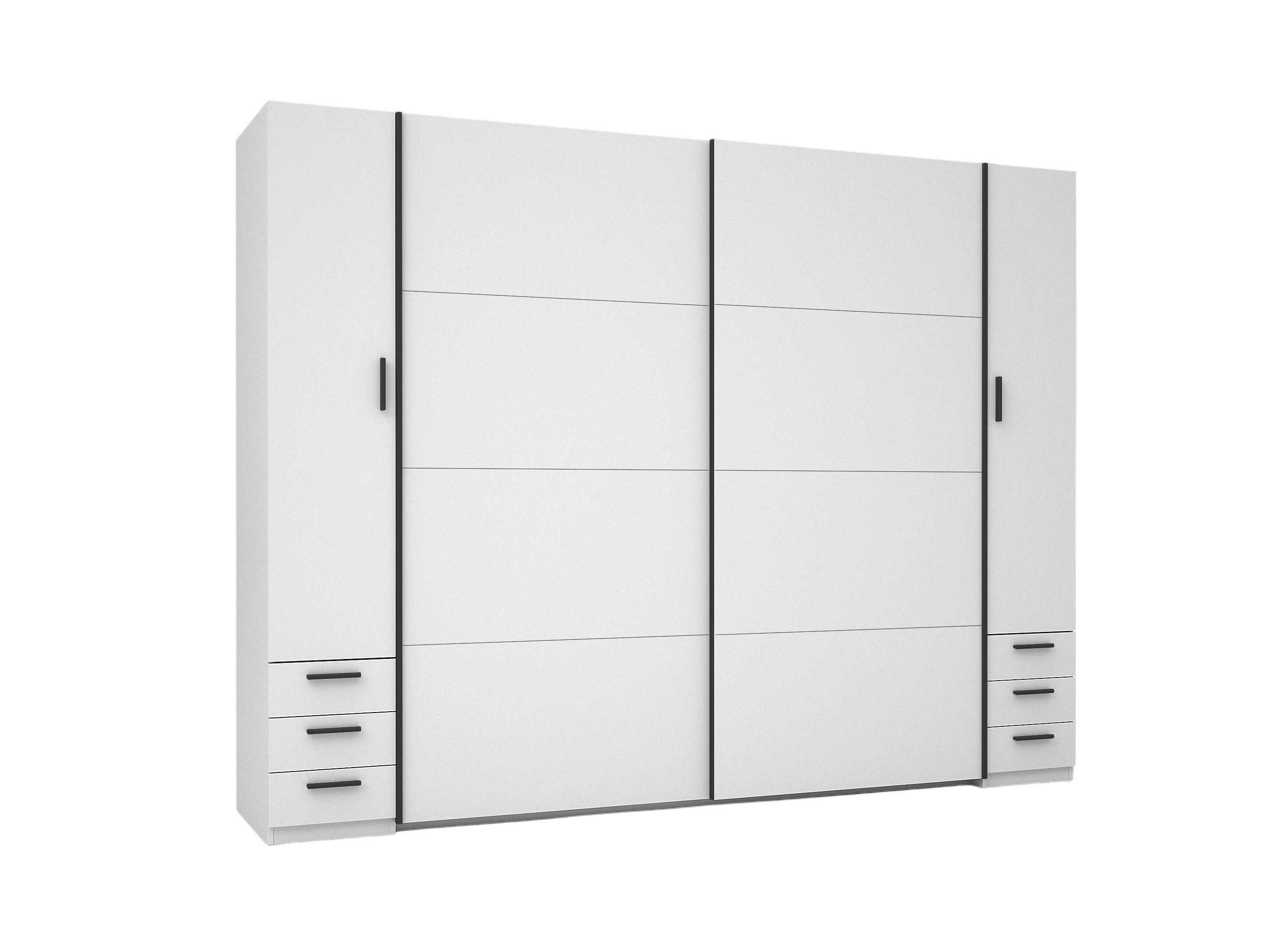 Gardróbszekrény Baytown 151 (Fekete)