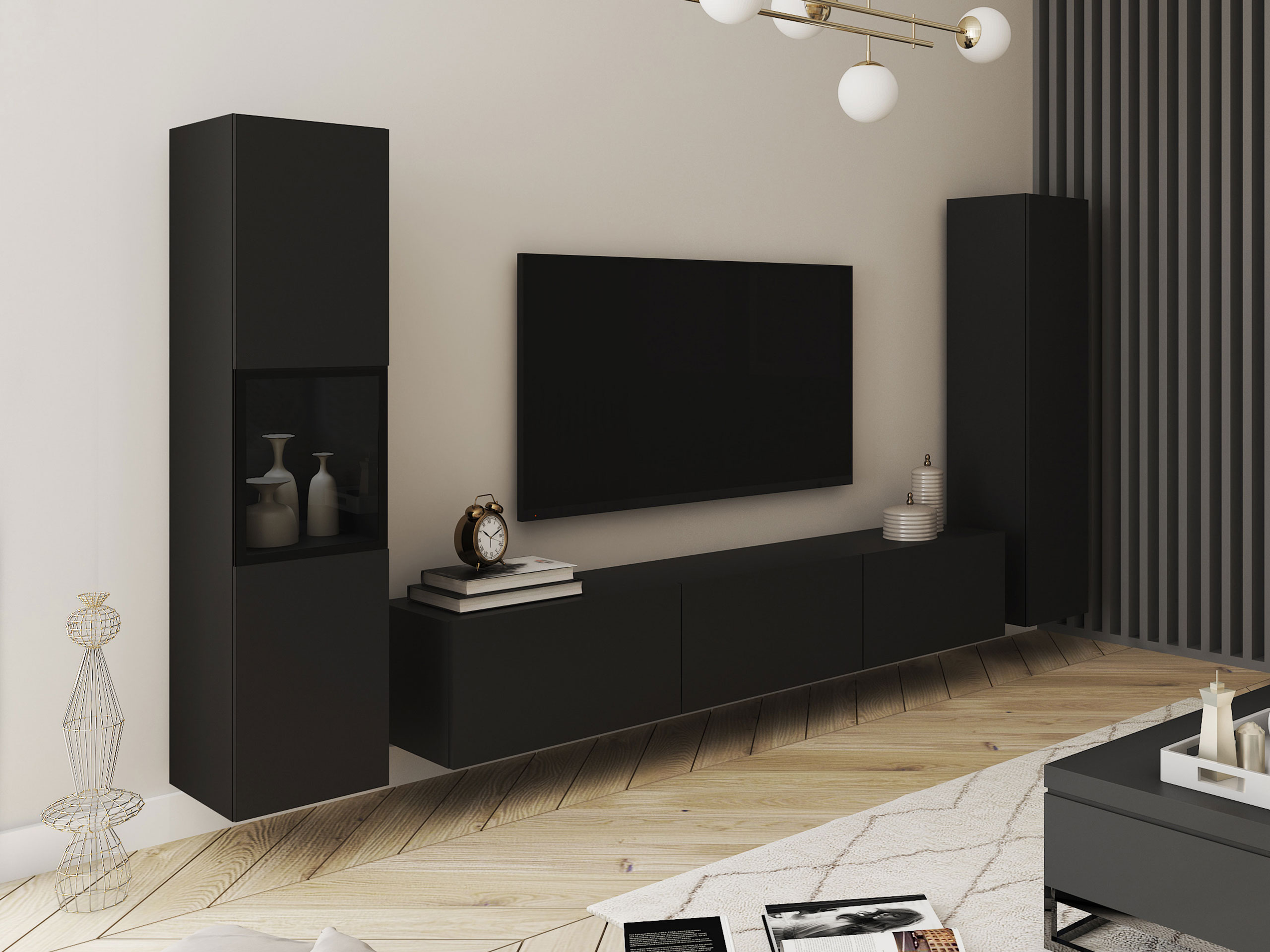 Nappali szett Sarasota 193 (Grafit)