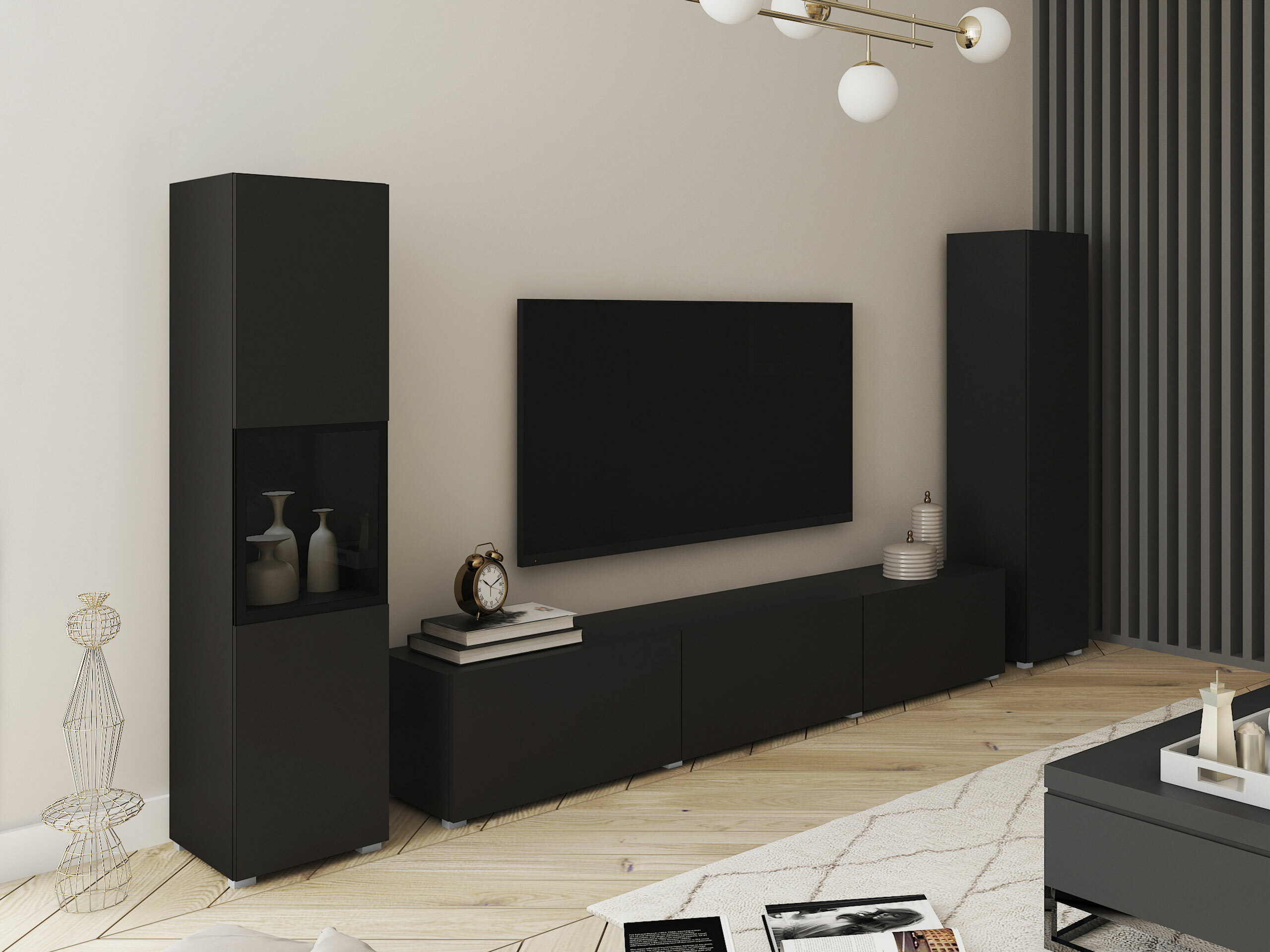 Nappali szett Sarasota 193 (Grafit)