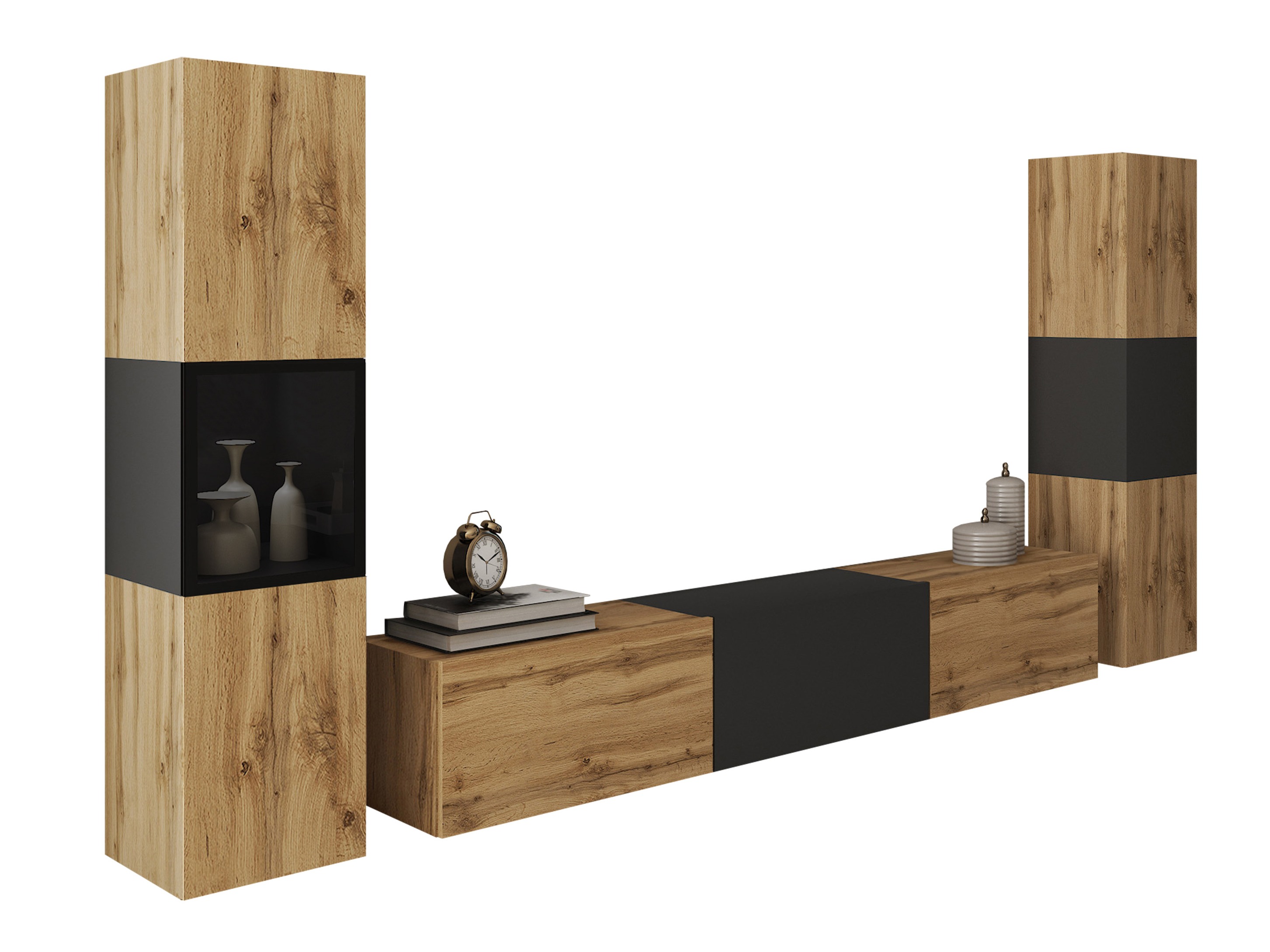 Nappali szett Sarasota 193 (Wotan tölgy + Grafit)