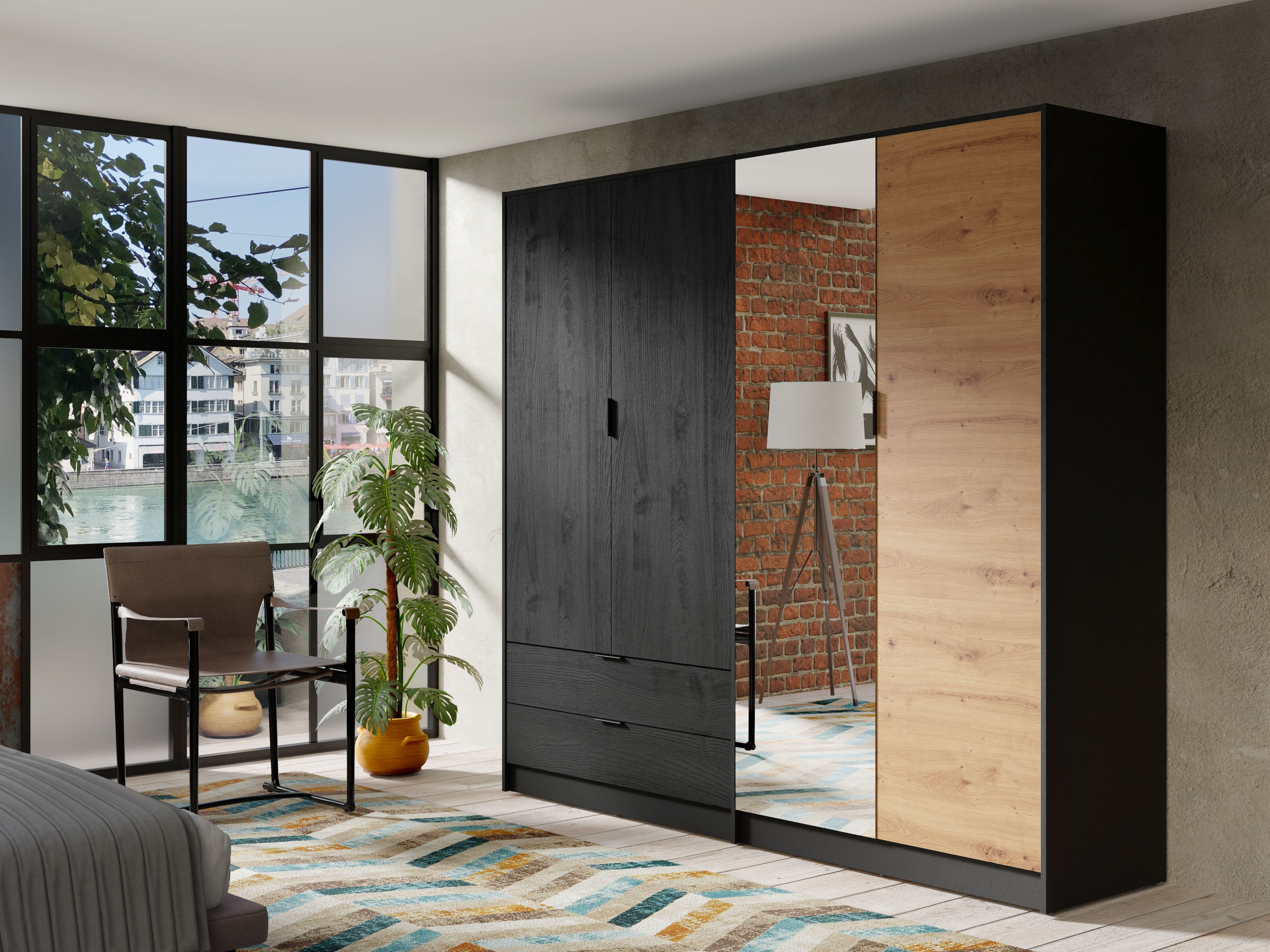 Gardróbszekrény Baytown 154