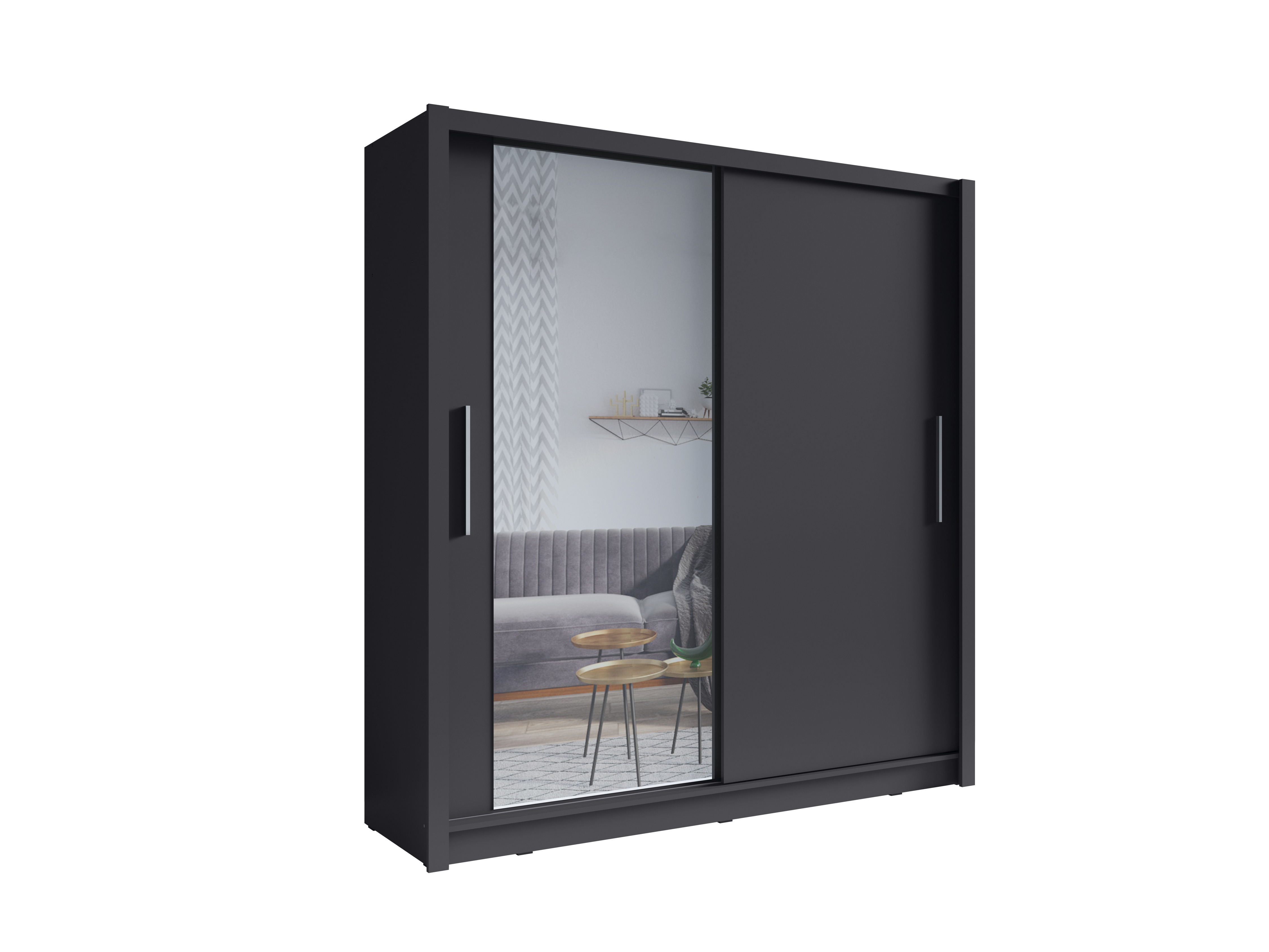 Gardróbszekrény Baytown 155 (Grafit)