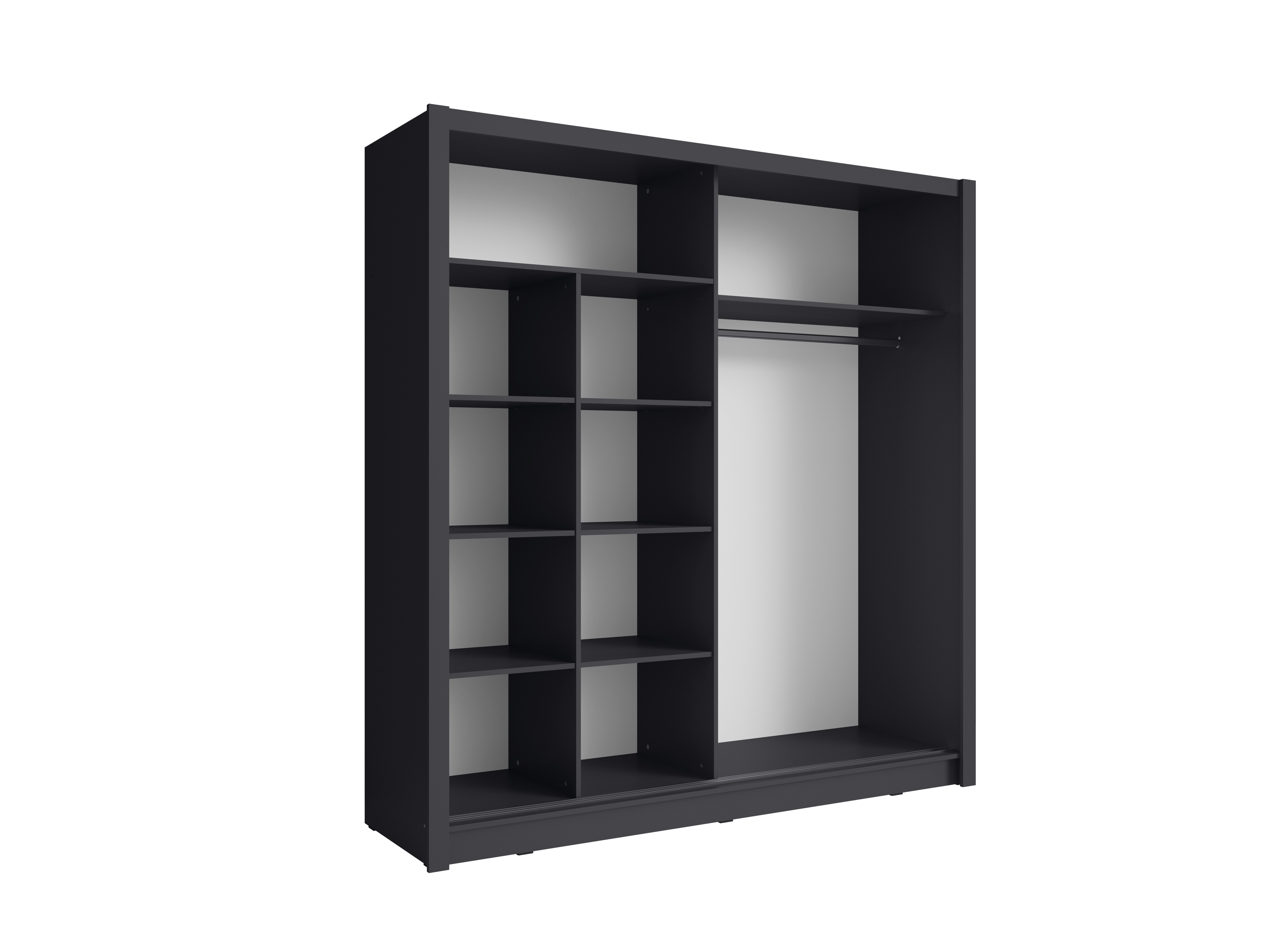 Gardróbszekrény Baytown 155 (Grafit)