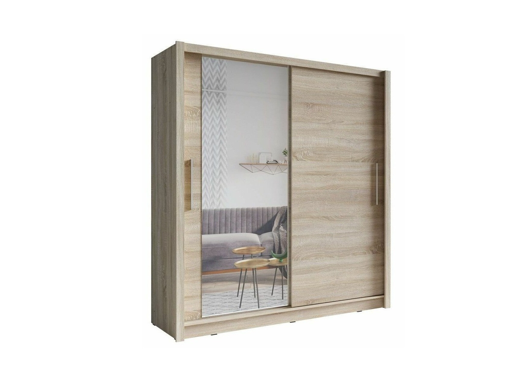 Gardróbszekrény Baytown 155 (Sonoma tölgy)