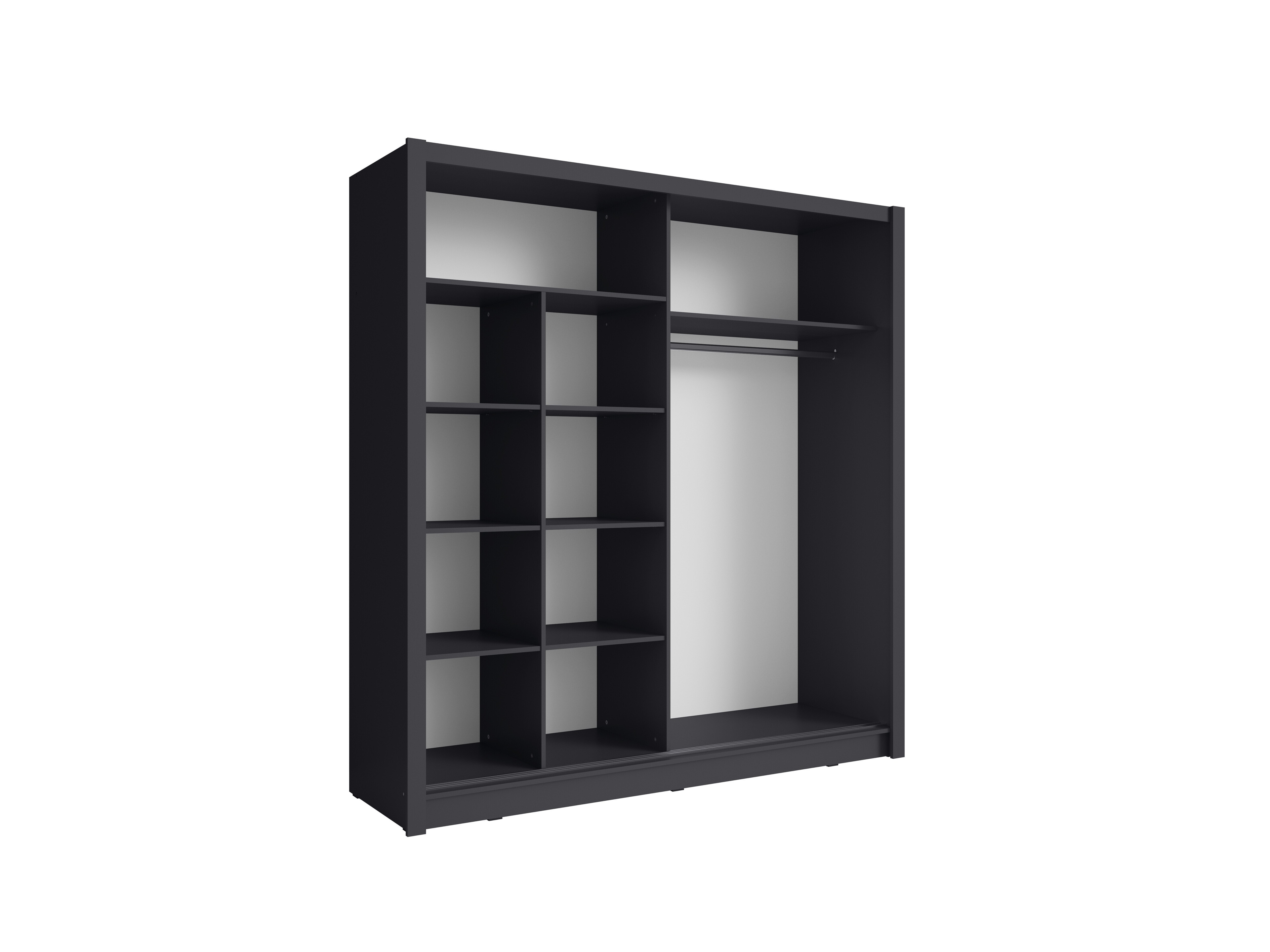 Gardróbszekrény Baytown 156 (Grafit)