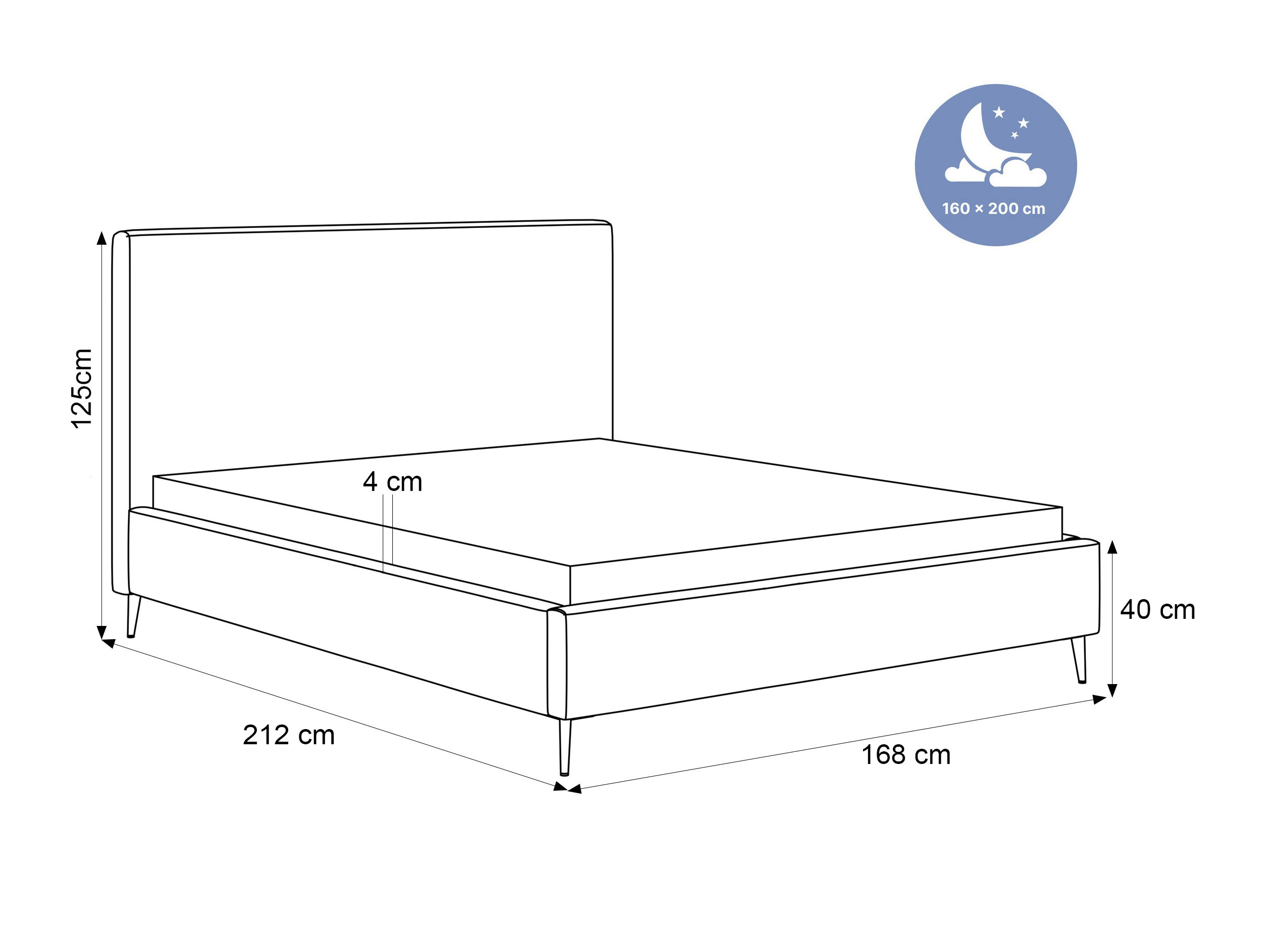 Ágy Hesperia 115 (Poso 60)