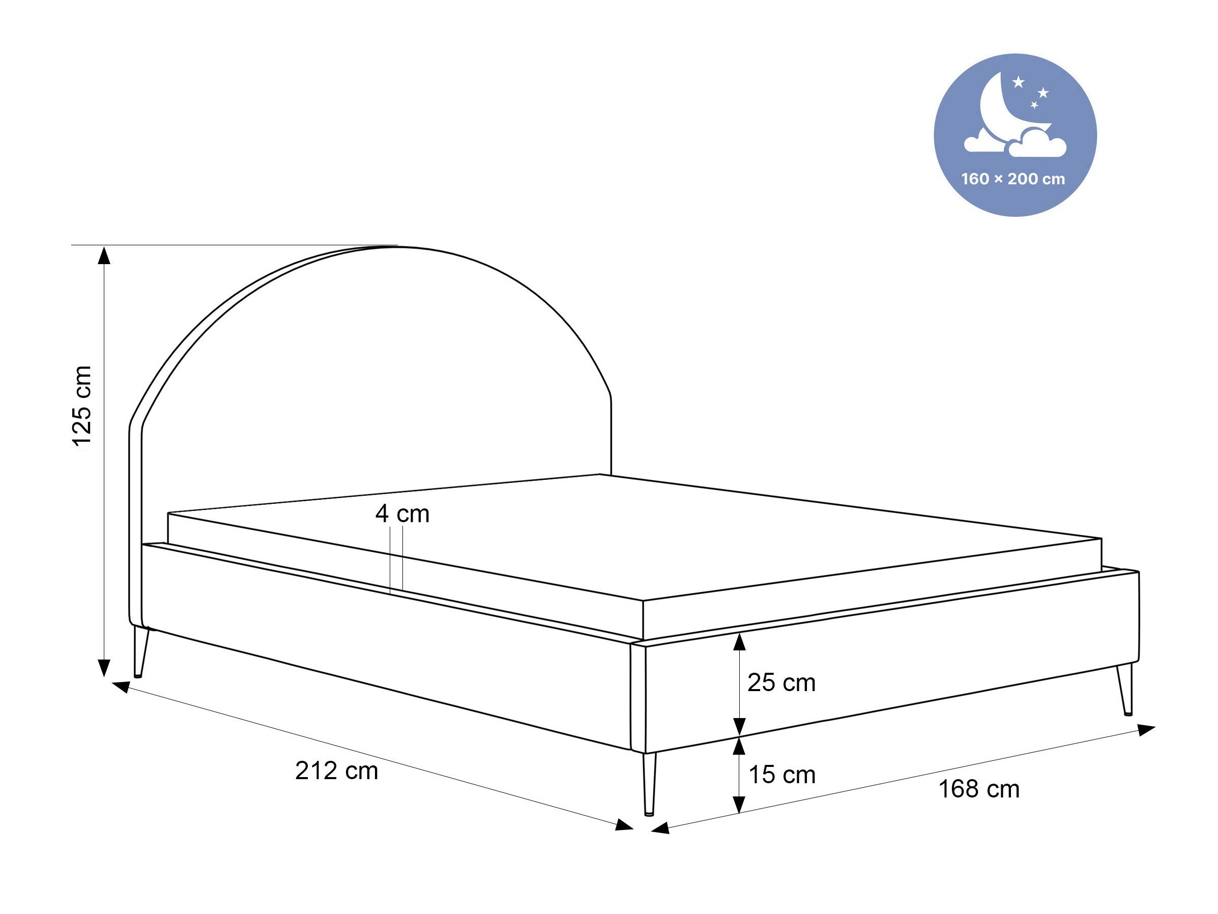 Ágy Hesperia 110 (Dream Velvet 202.24)