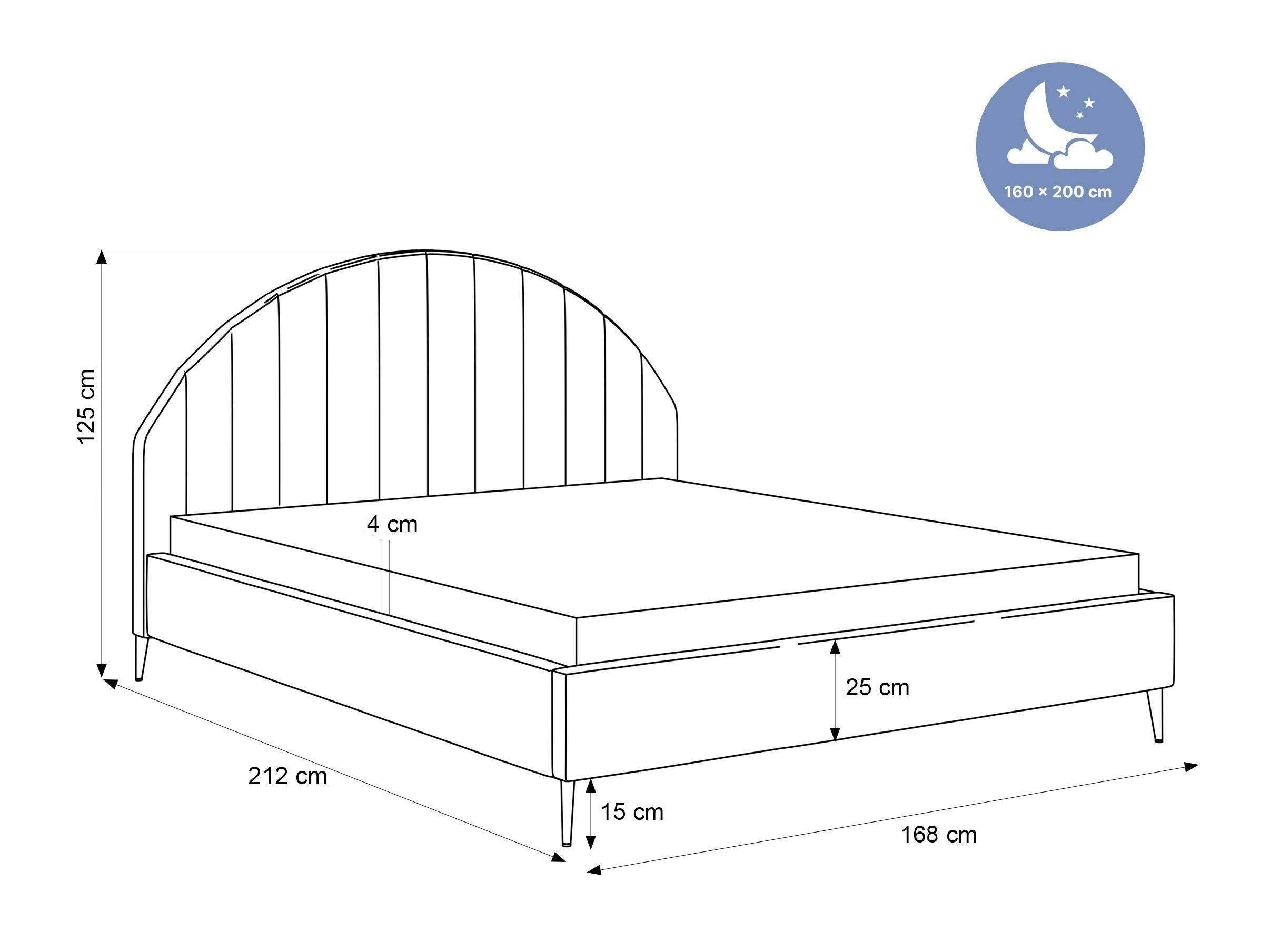 Ágy Hesperia 112 (Dream Velvet 202.33)