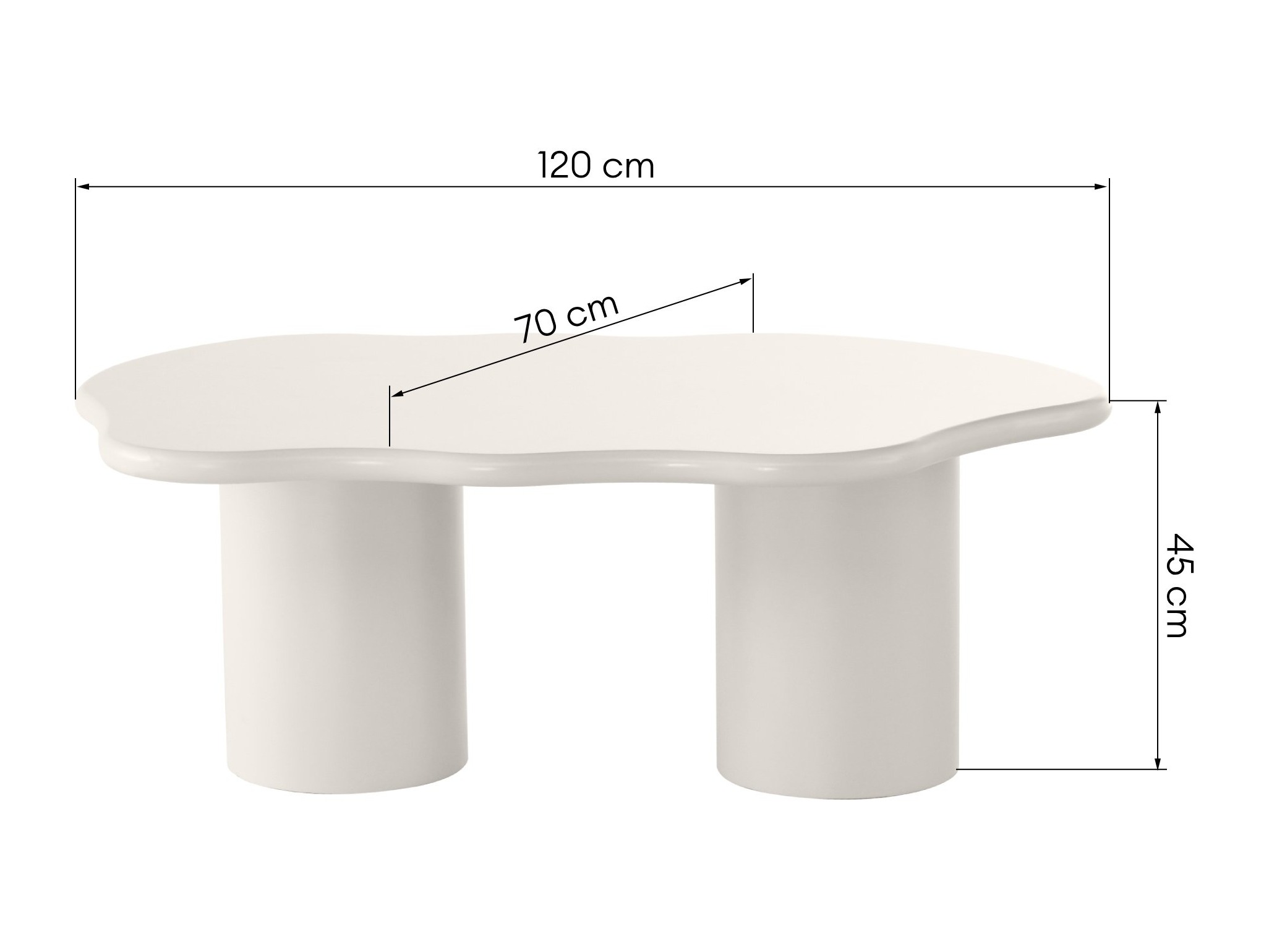 Dohányzóasztal Burleson 519