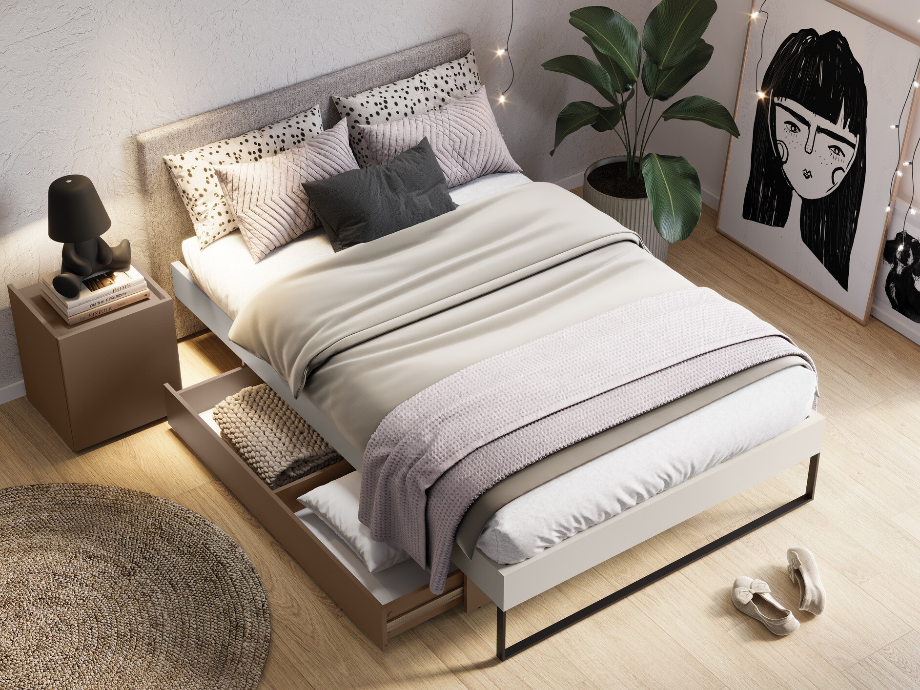 Éjjeliszekrény SH10637