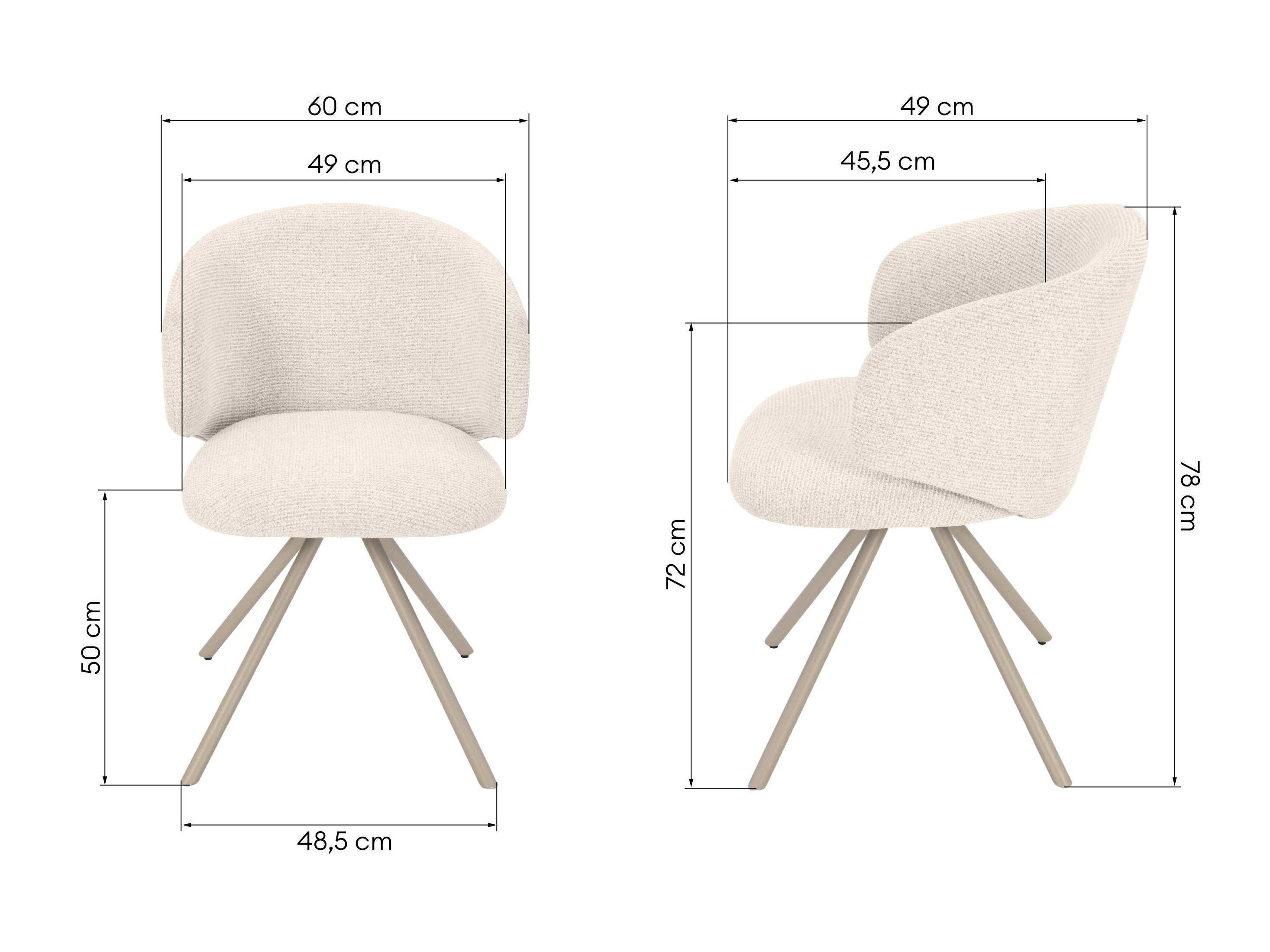 Szék Burleson 515 (Bézs)