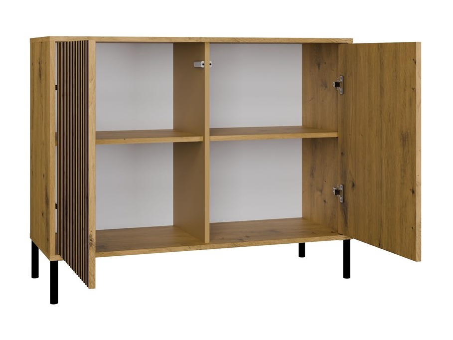 Szekrény Orlsone 109 (Artisan tölgy + Fekete)