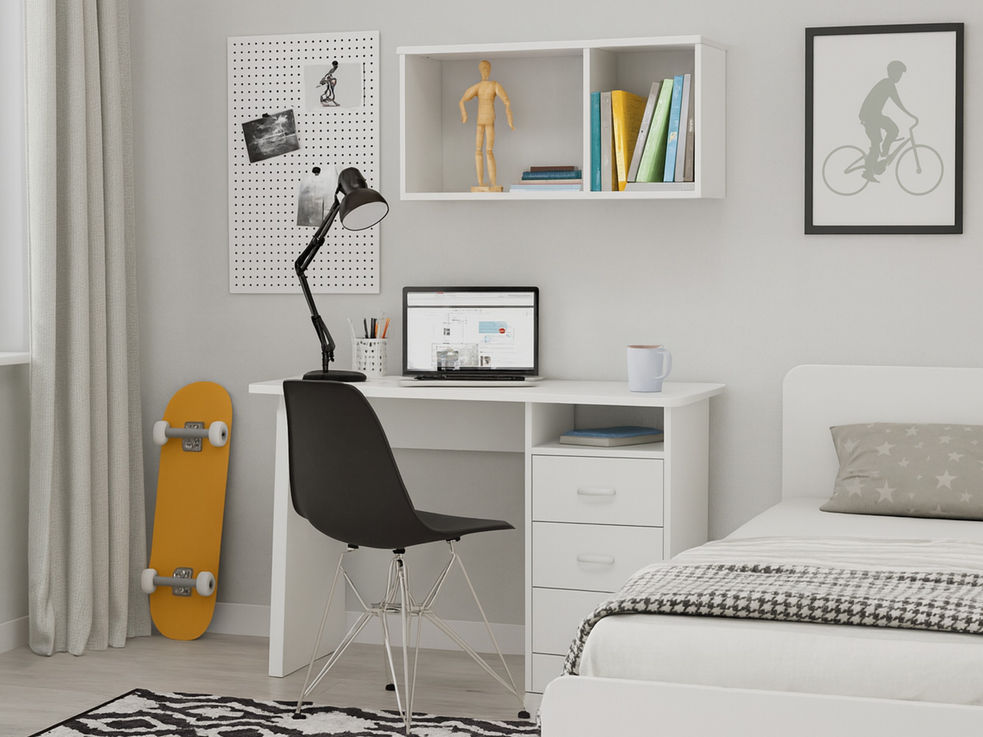 Íróasztal Ontario 204 (Fehér)