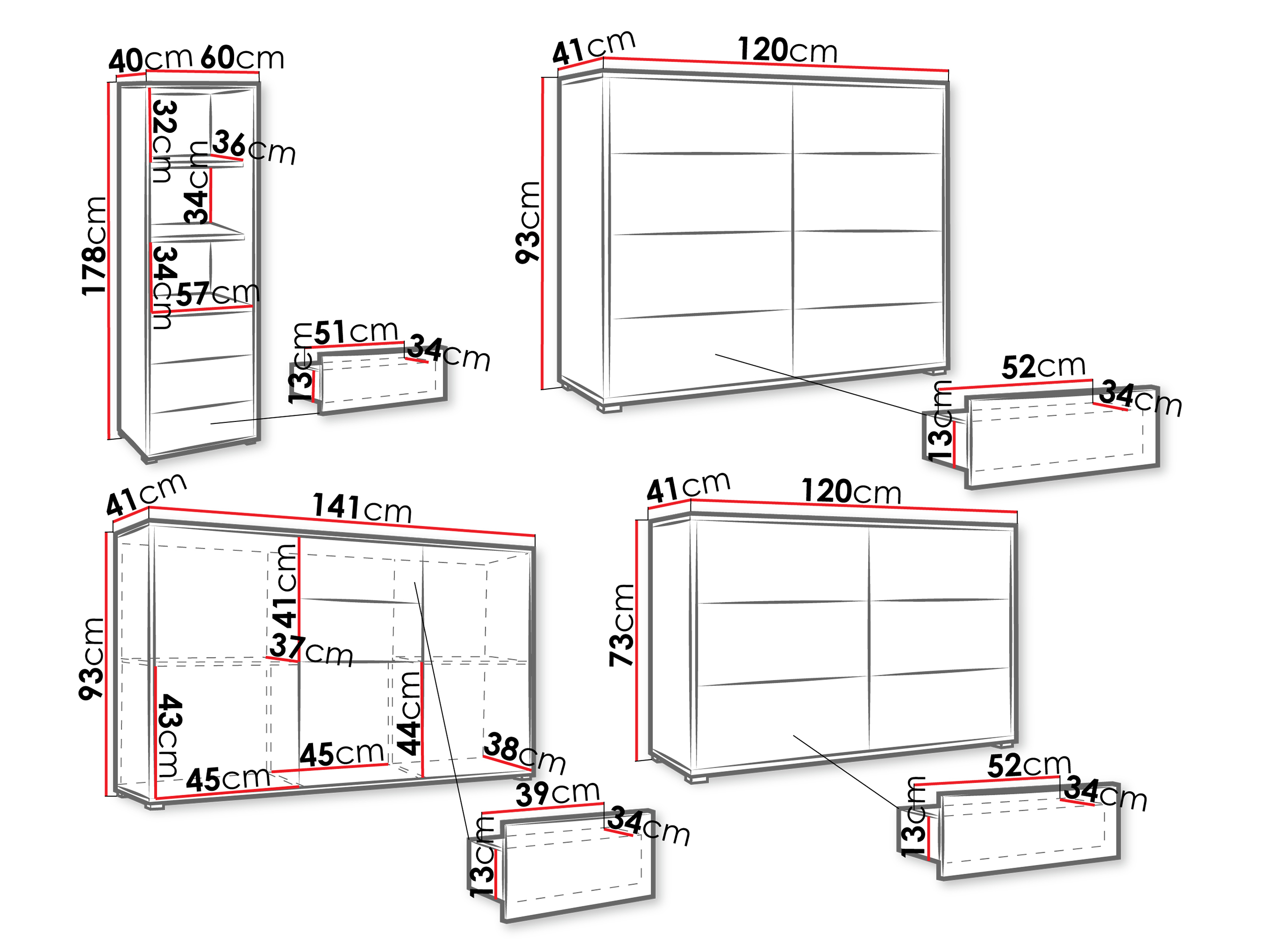 Nappali szett Comfivo Fersoe 108 (Fehér)