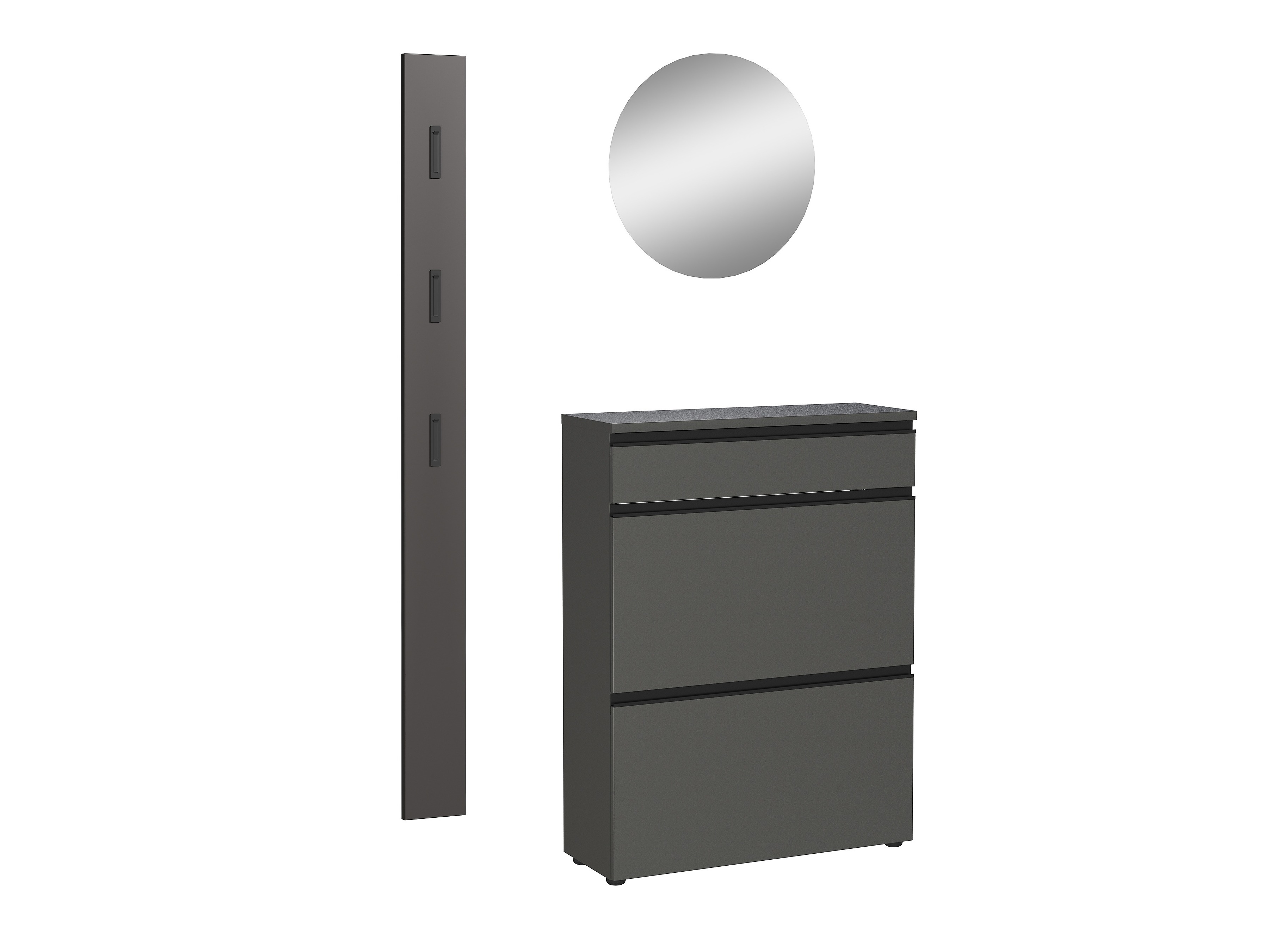 Előszoba garnitúra Sacramento 532 (Grafit)