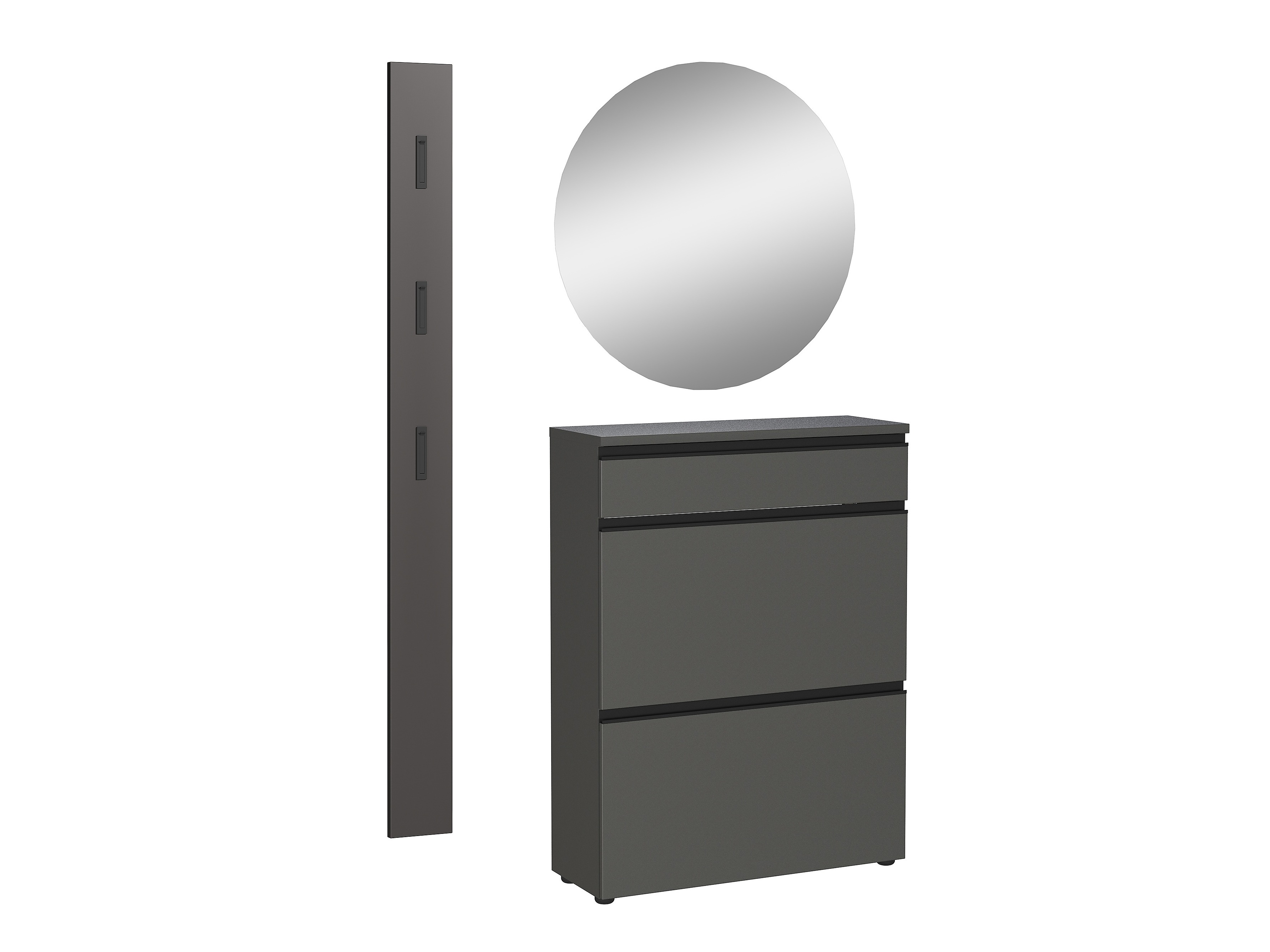 Előszoba garnitúra Sacramento 533 (Grafit)