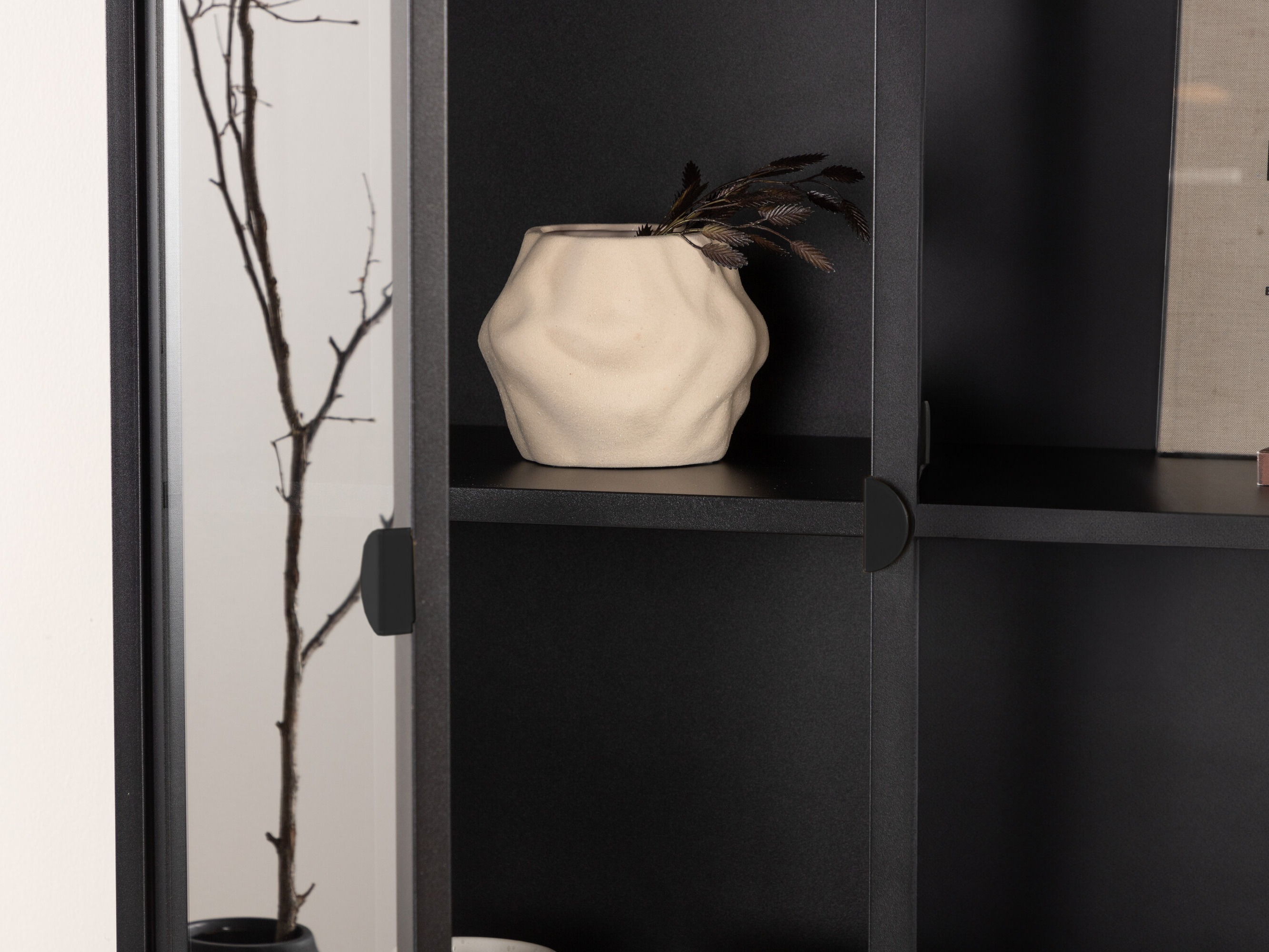 Könyvespolc Romcamu 103 (Fekete)