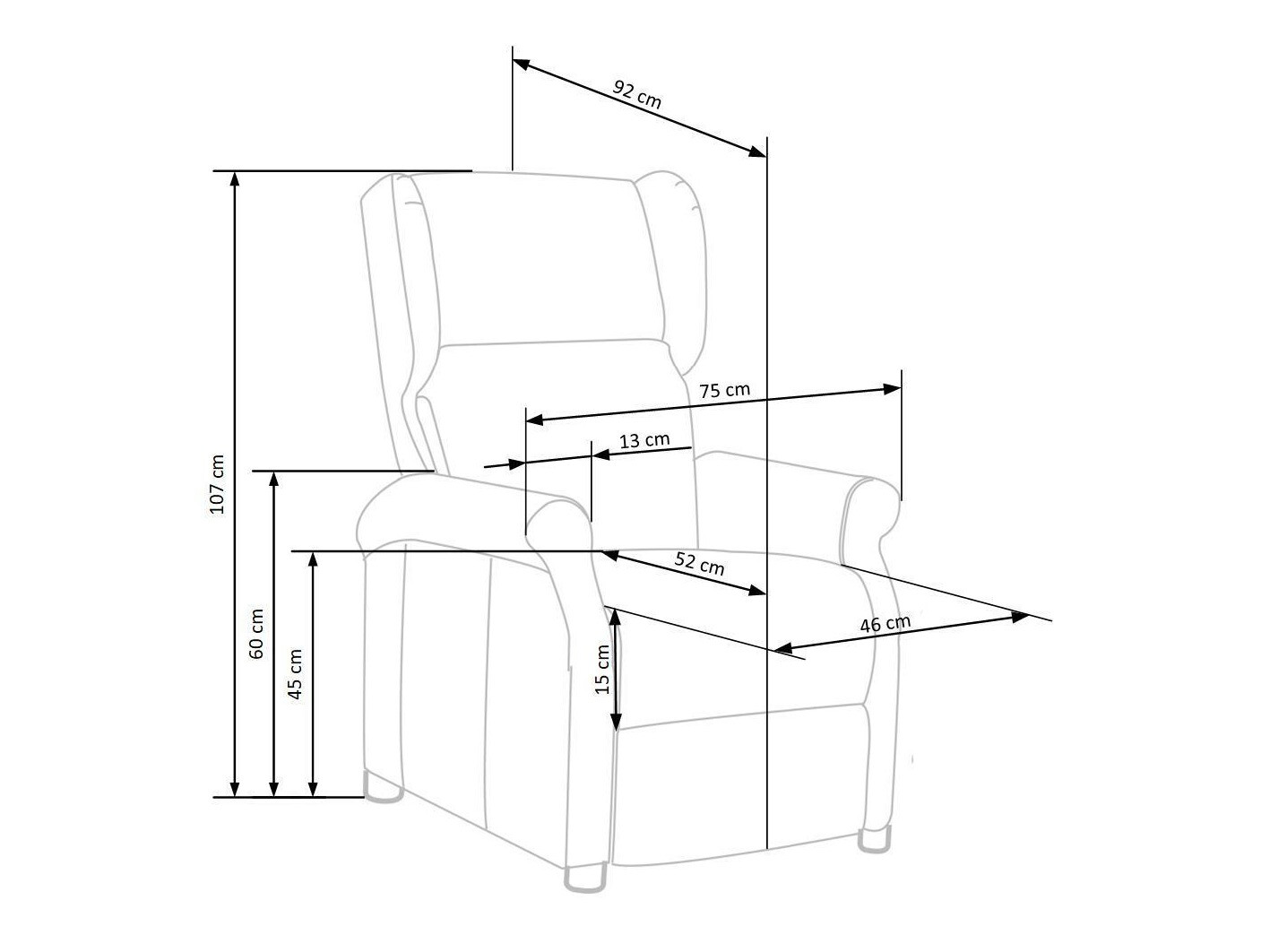 Relax fotelágy SH10685