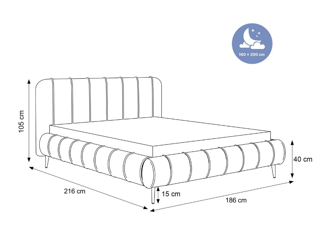 Ágy Hesperia 111 (Dream Velvet 202.02)