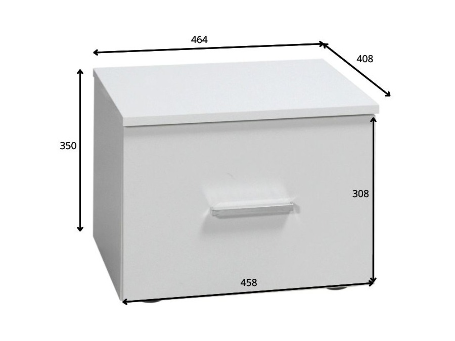 Éjjeliszekrény szett Orlsoru 100