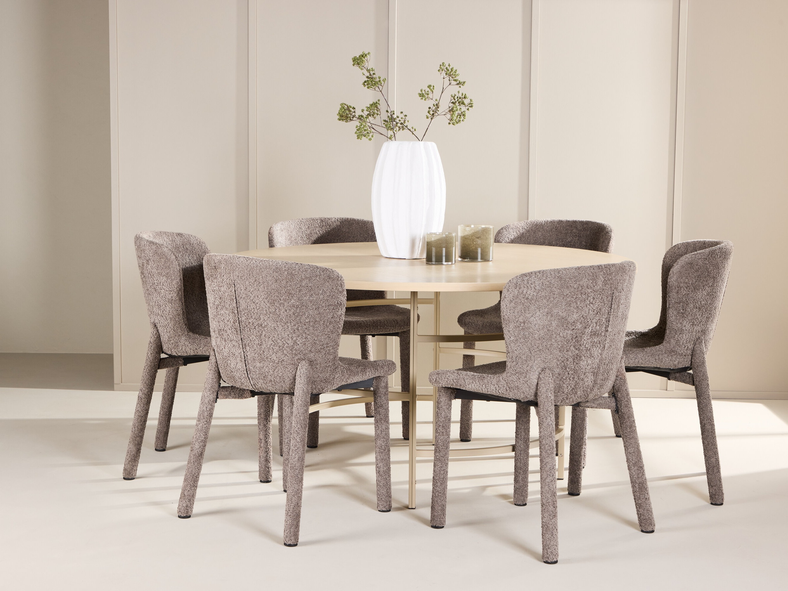 Étkezőgarnitúra Dallas 4987 (Világosbarna)