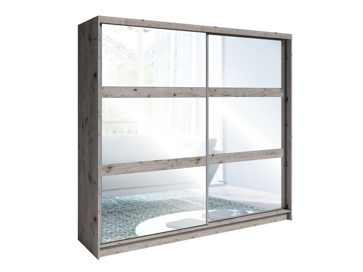 Gardróbszekrény Fivnola 101 (Wellingtoni tölgy)