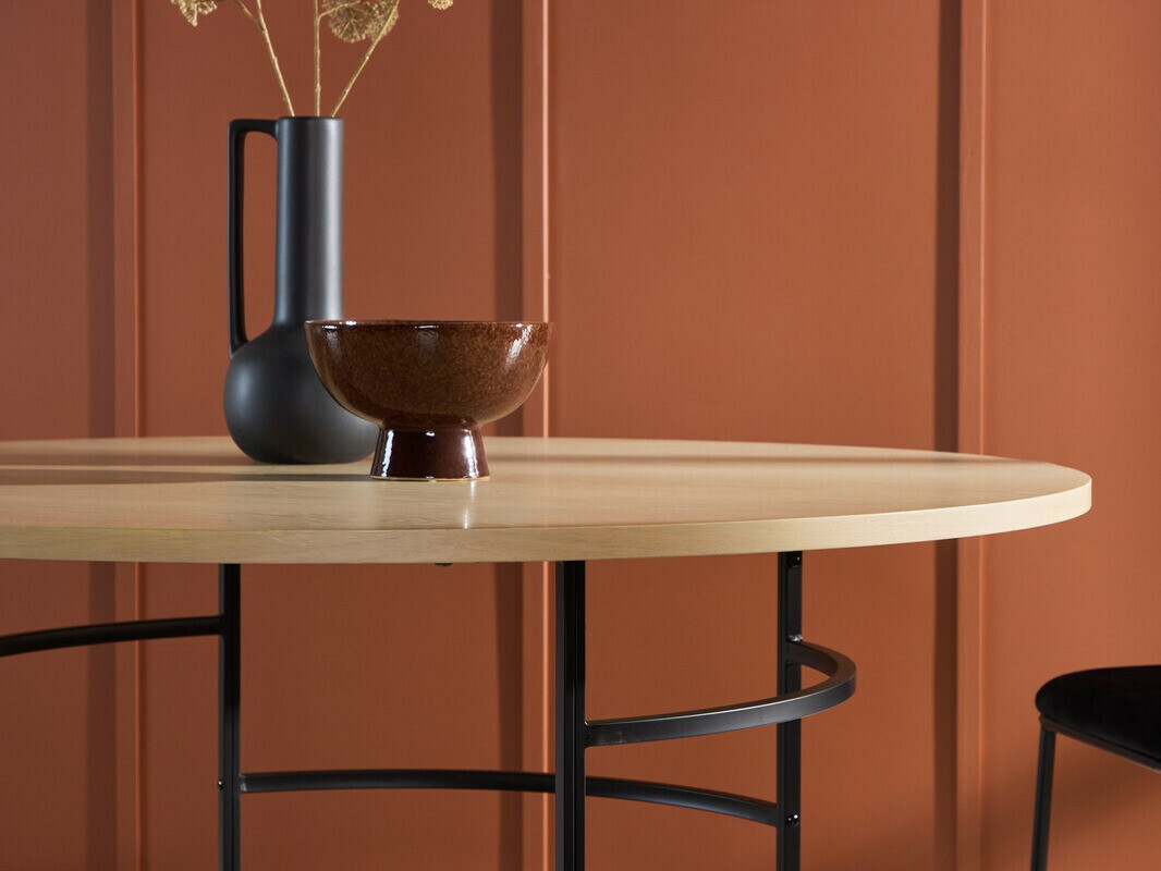 Étkezőgarnitúra Dallas 4994 (Világosbarna + Fekete)