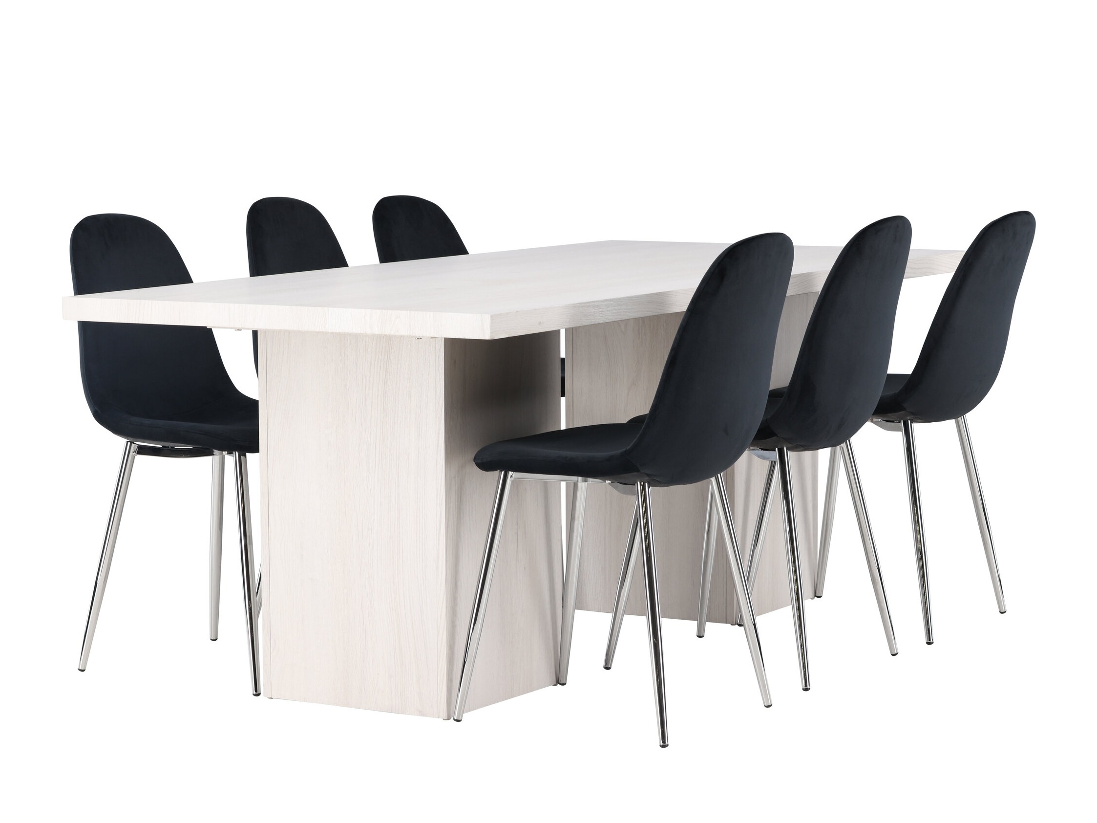 Étkezőgarnitúra Dallas 4997 (Fekete + Ezüst)