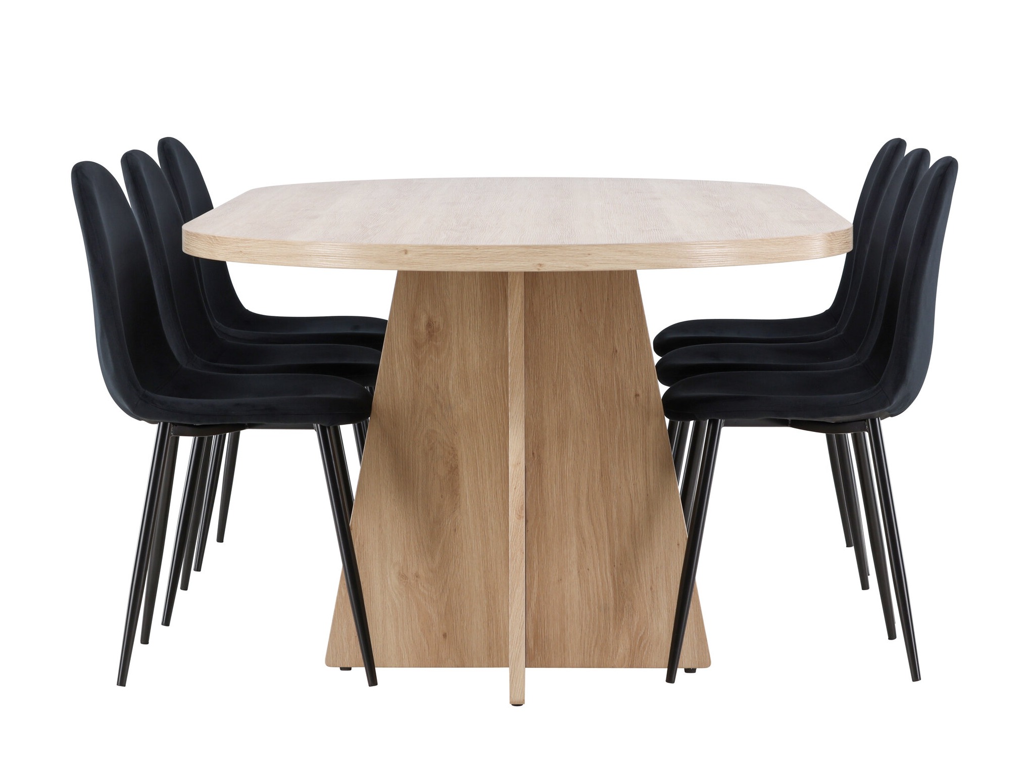 Étkezőgarnitúra Dallas 4998 (Fekete)