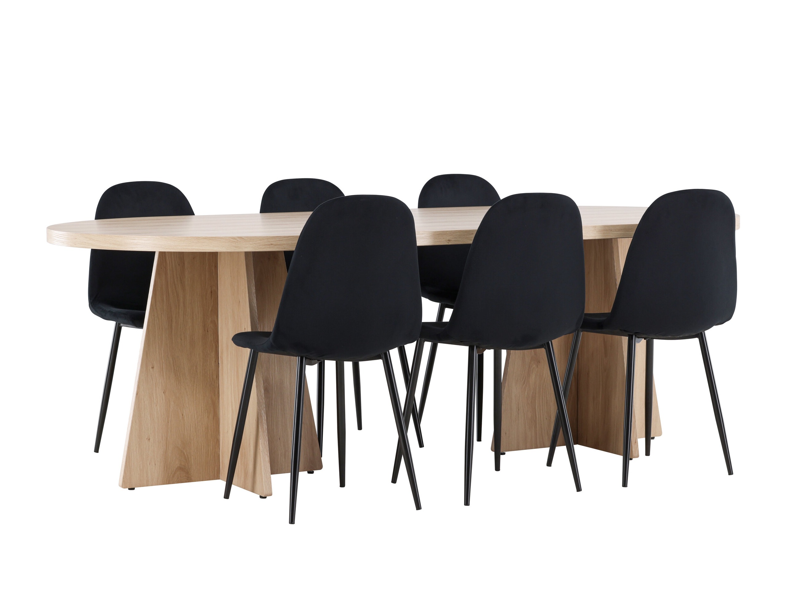 Étkezőgarnitúra Dallas 4998 (Fekete)