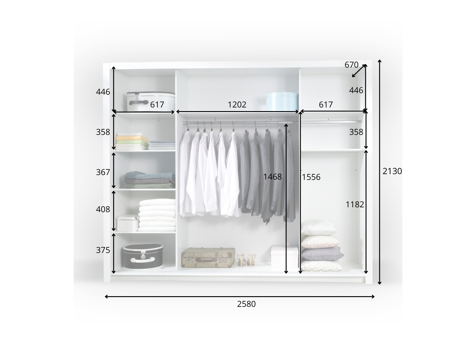 Gardróbszekrény Orlsoru 102