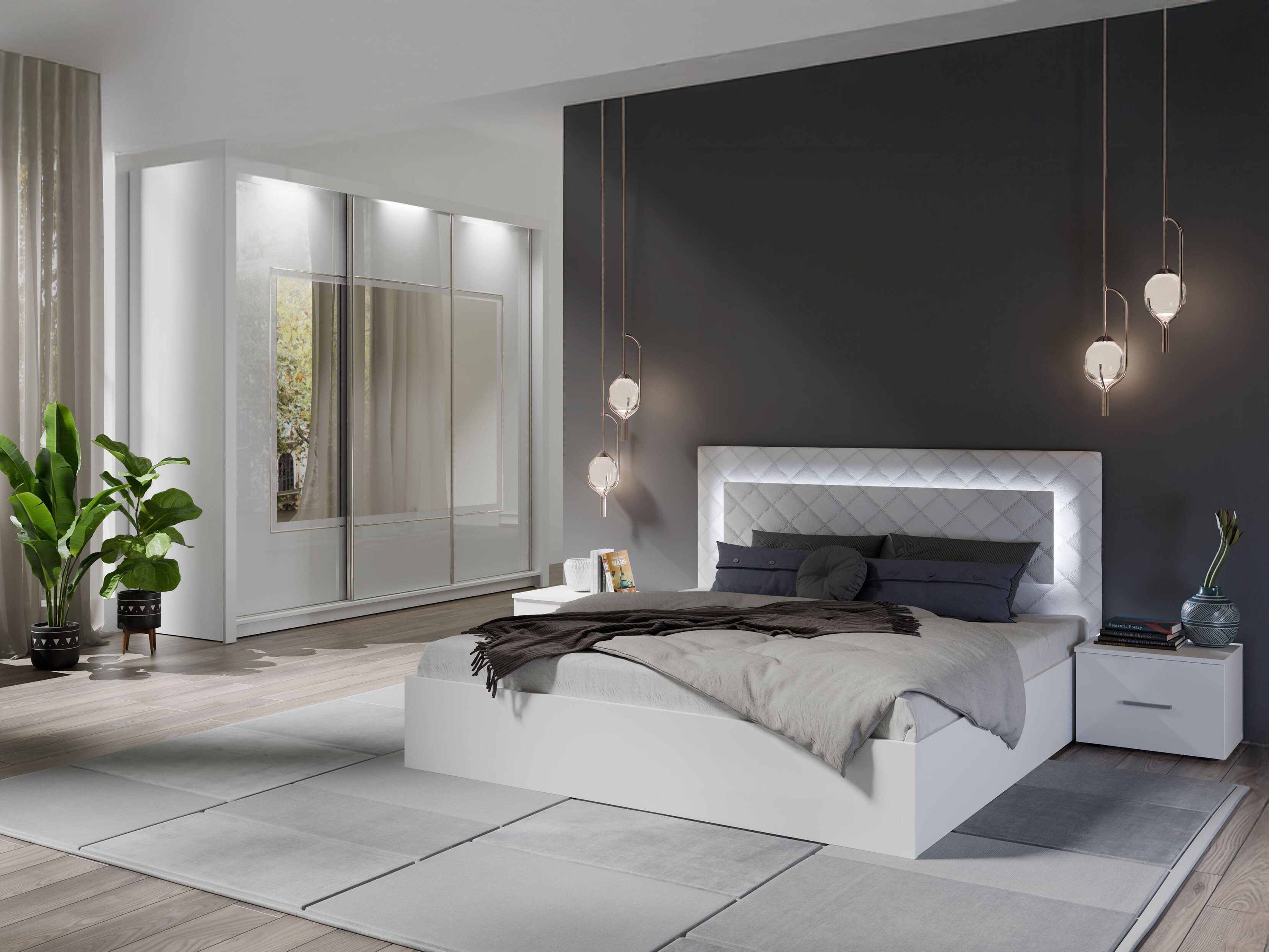 Hálószoba garnitúra Orlsoru 105 (Nem)