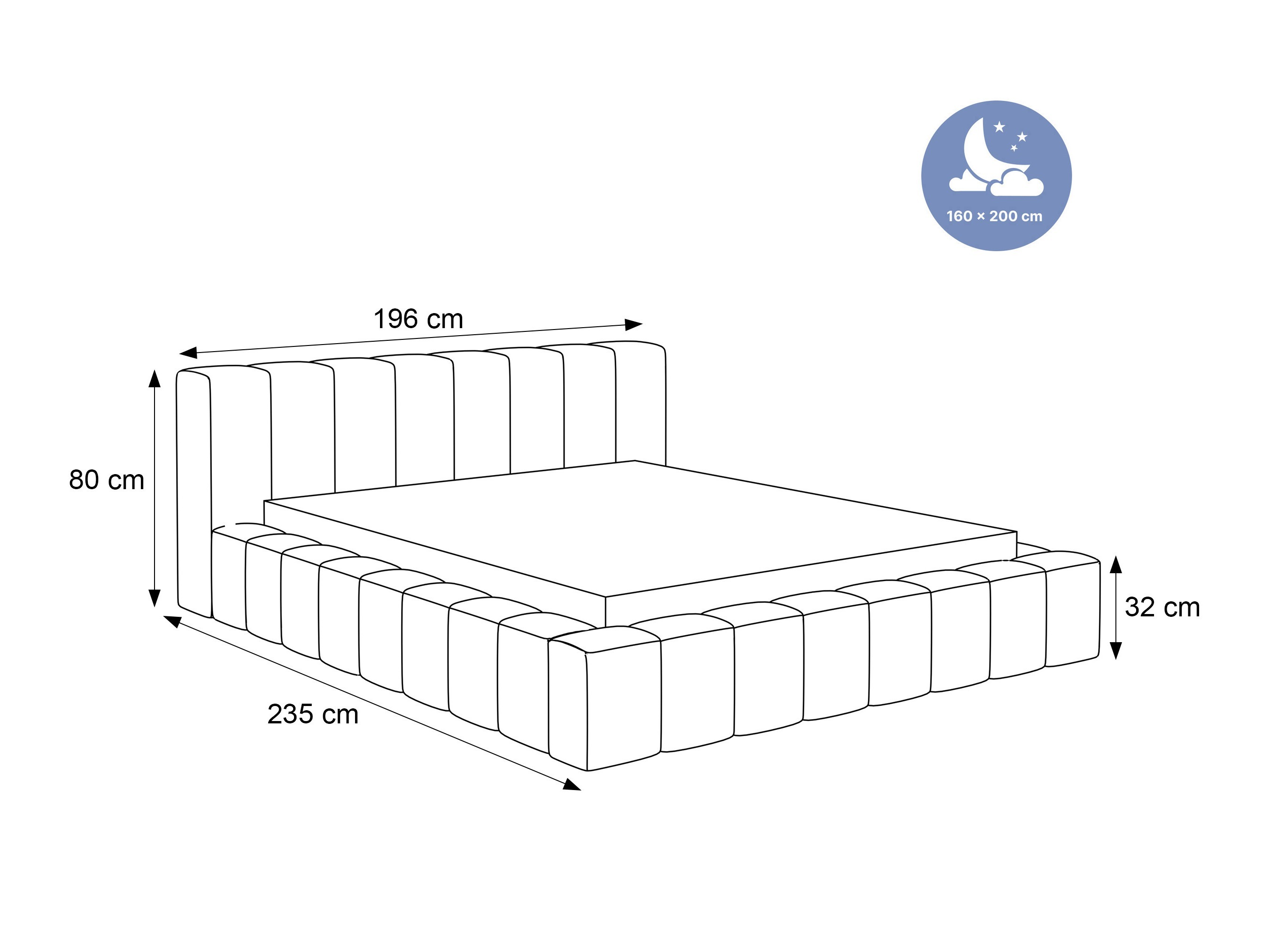 Ágy Hesperia 121 (Magic Velvet 2225)