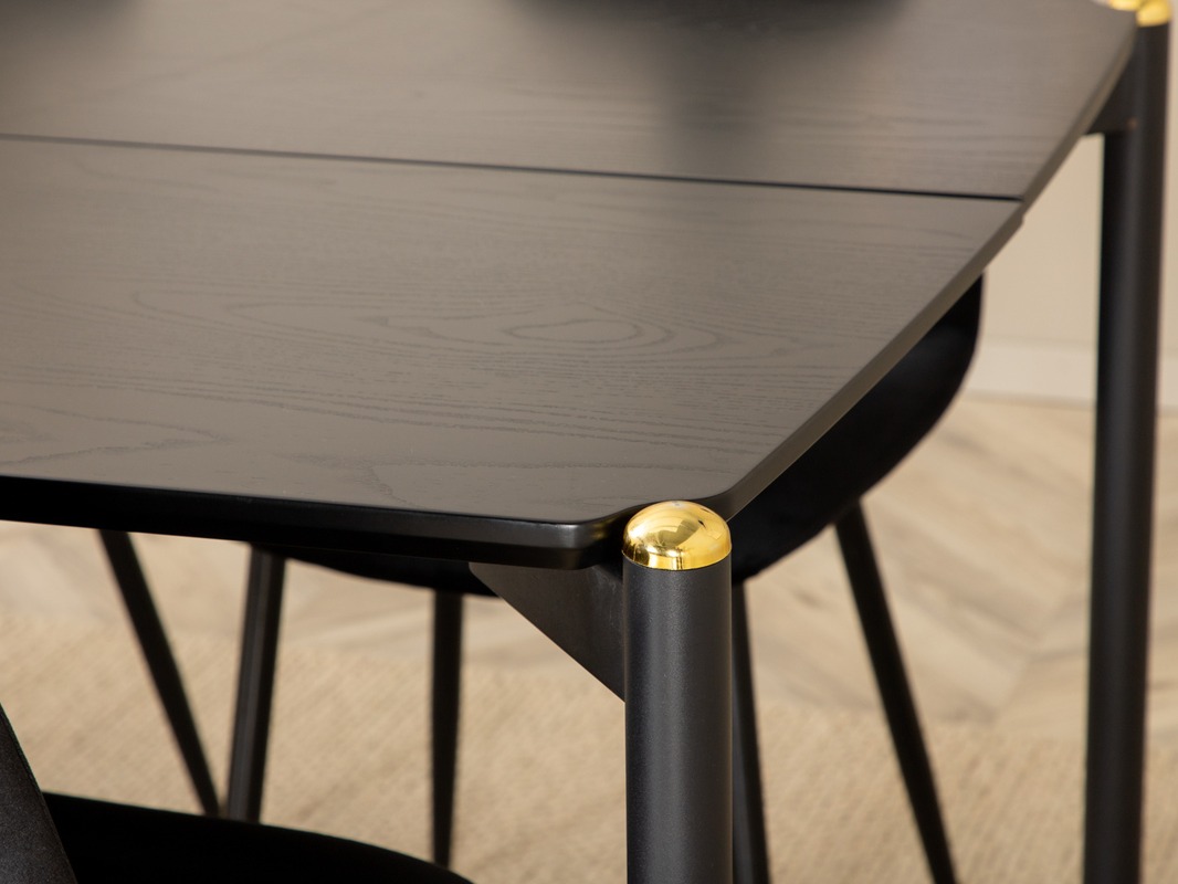 Étkezőgarnitúra Dallas 5016 (Fekete)