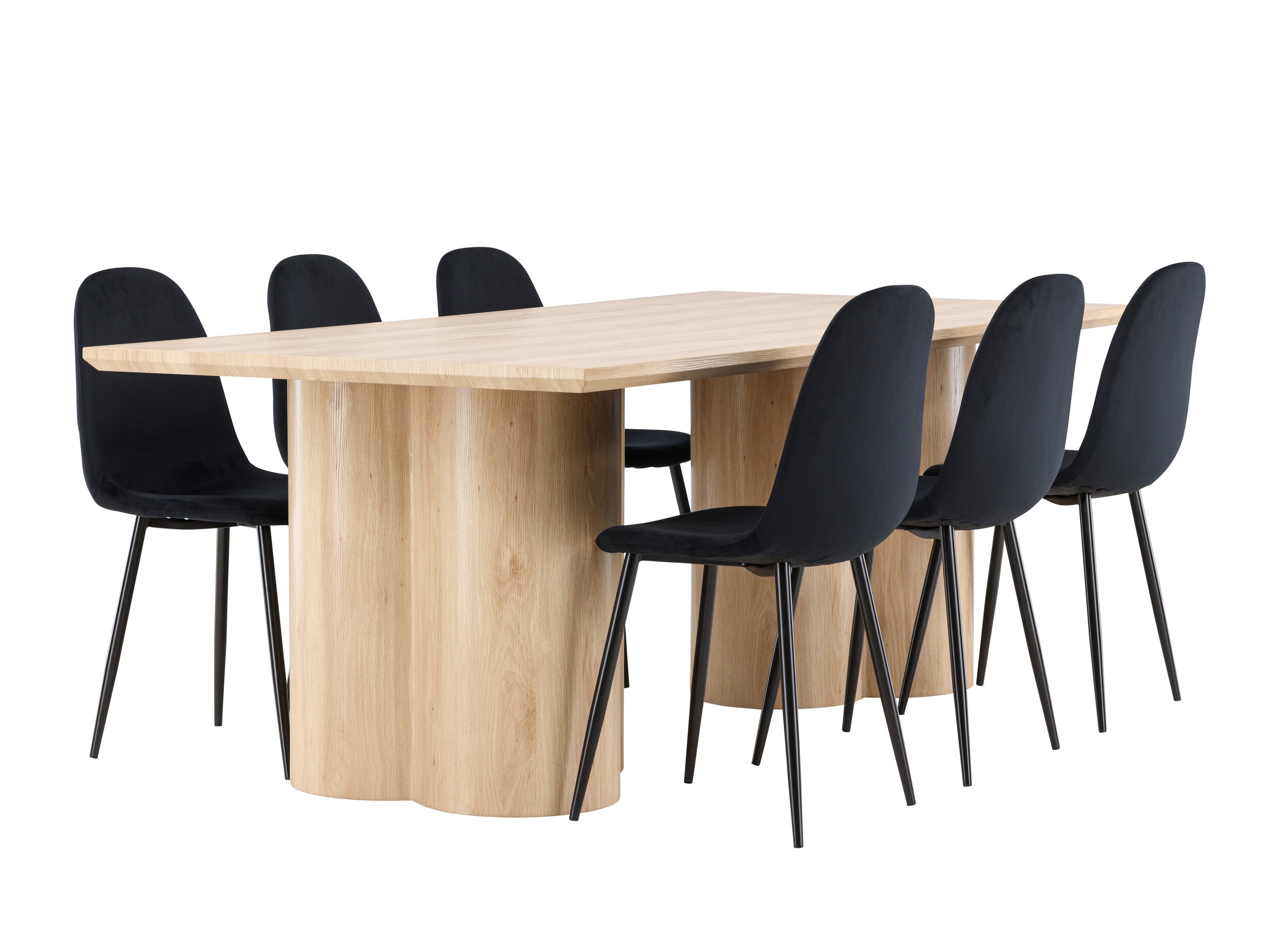 Étkezőgarnitúra Dallas 5018 (Fekete)