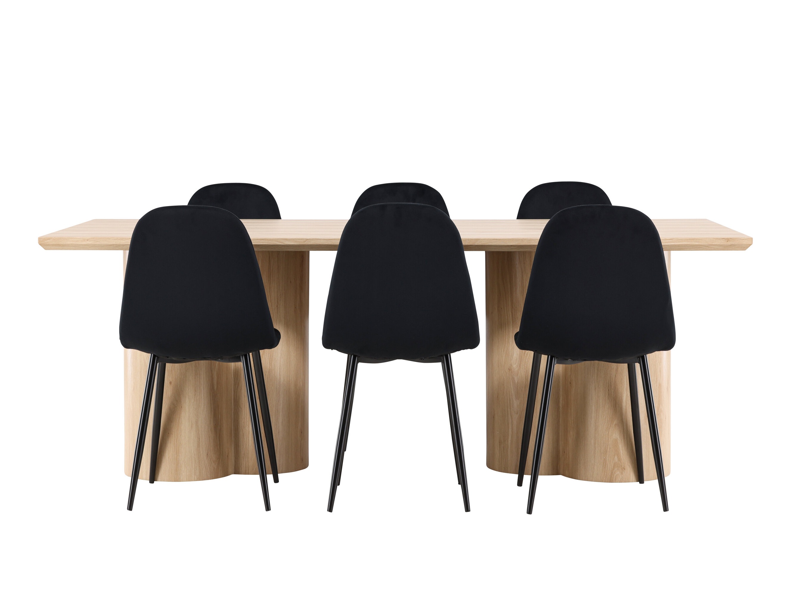 Étkezőgarnitúra Dallas 5018 (Fekete)