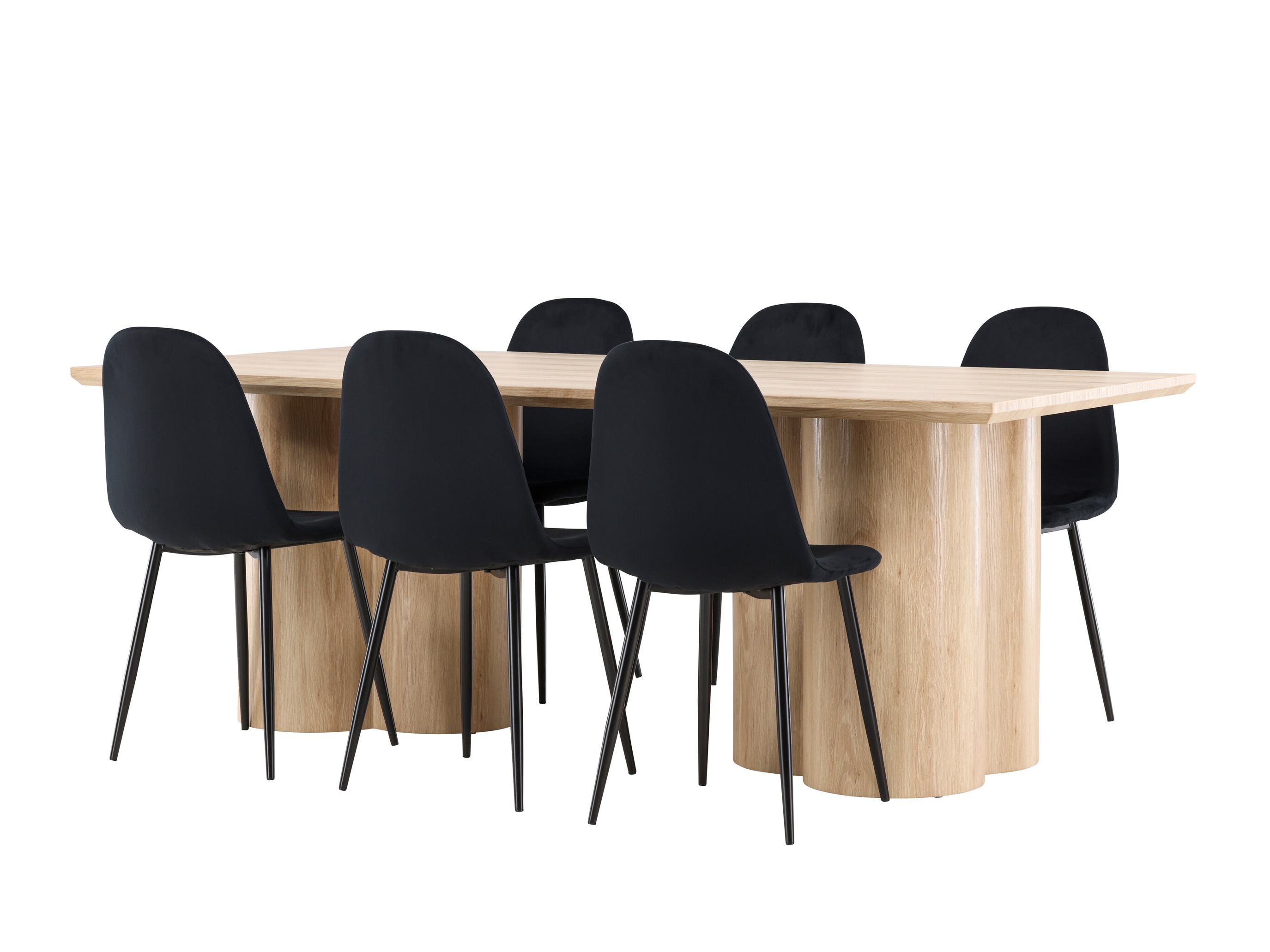 Étkezőgarnitúra Dallas 5018 (Fekete)