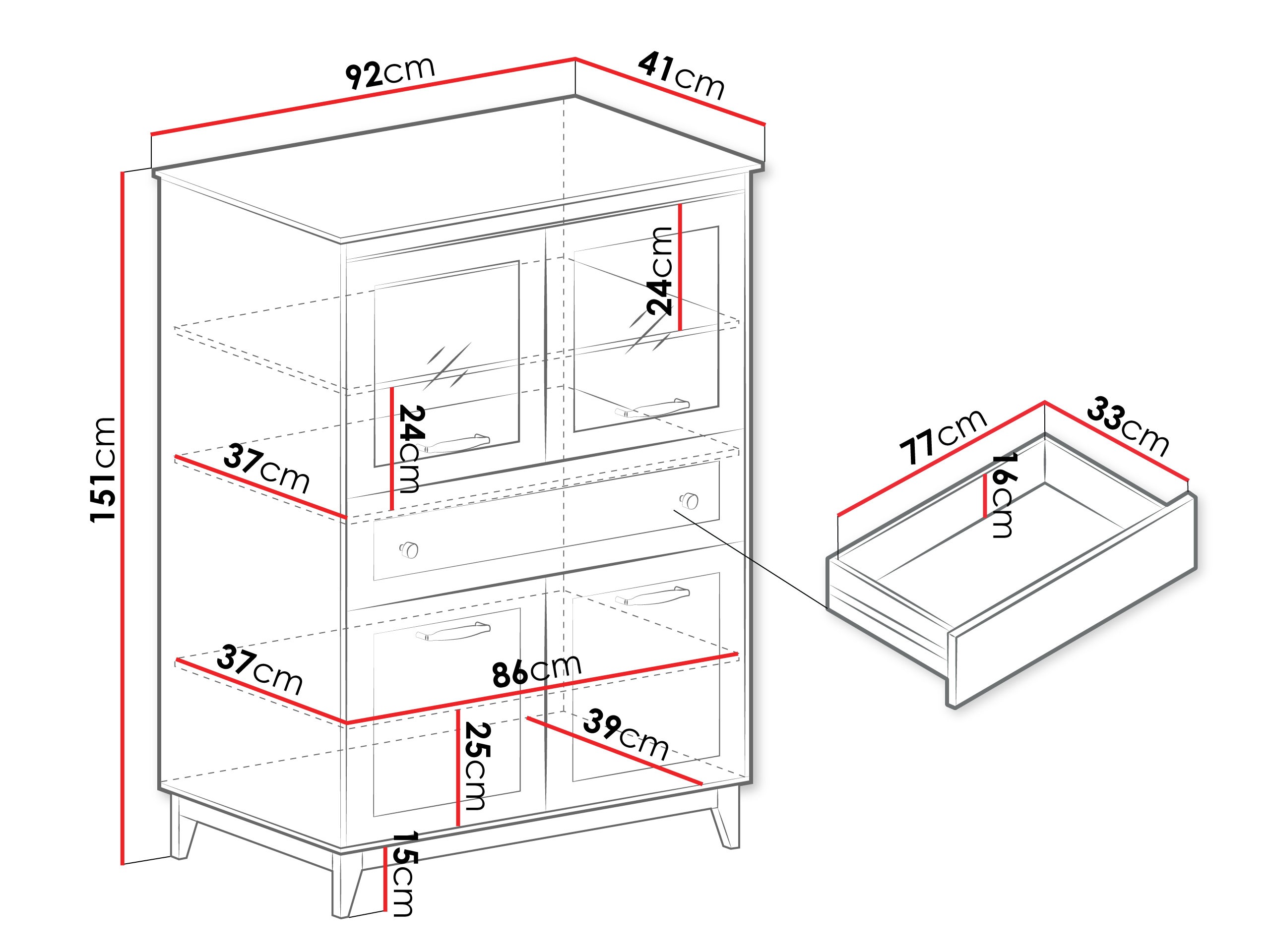 Könyvespolc Sonfera 104