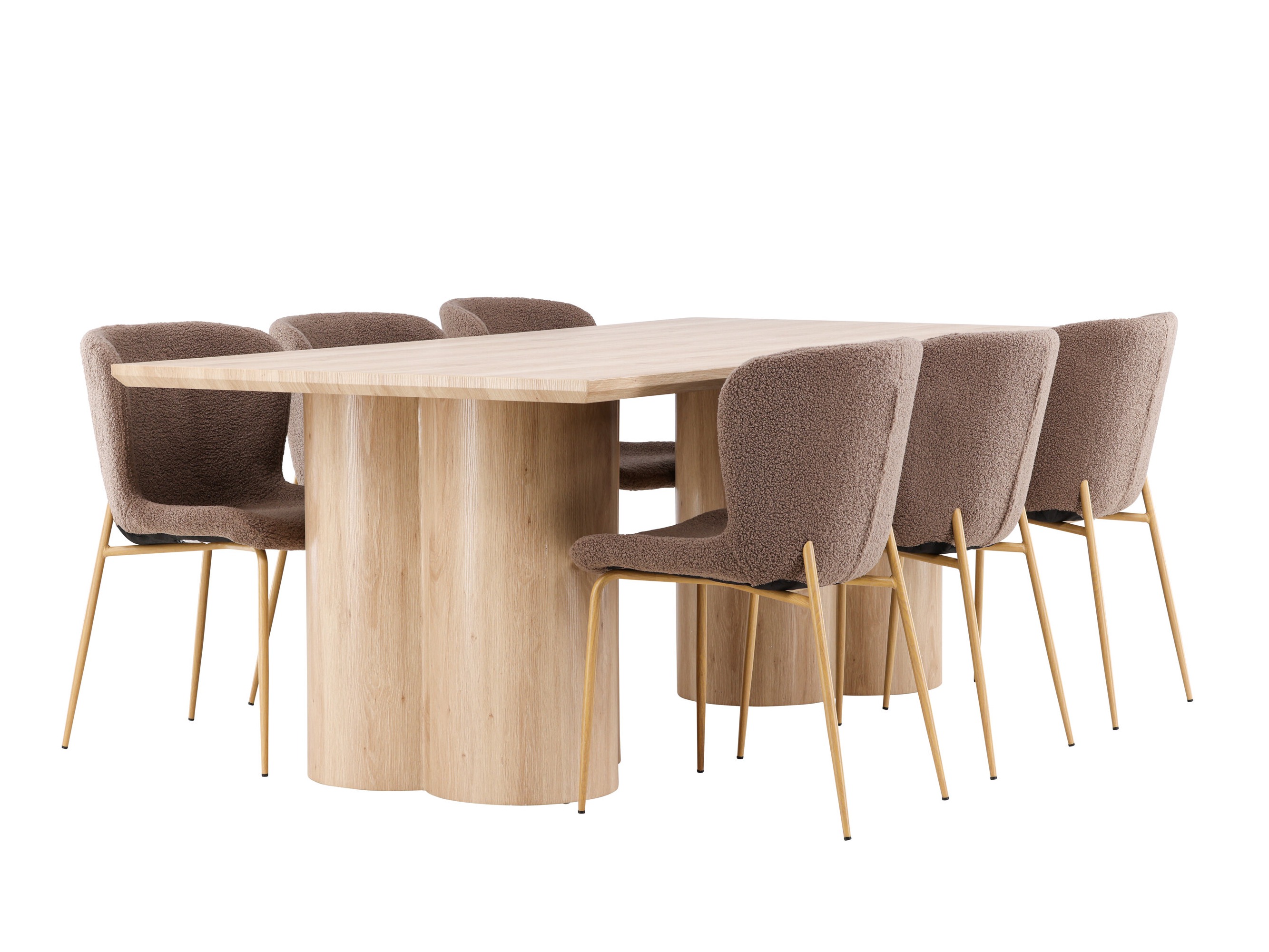 Étkezőgarnitúra Dallas 5021 (Barna)