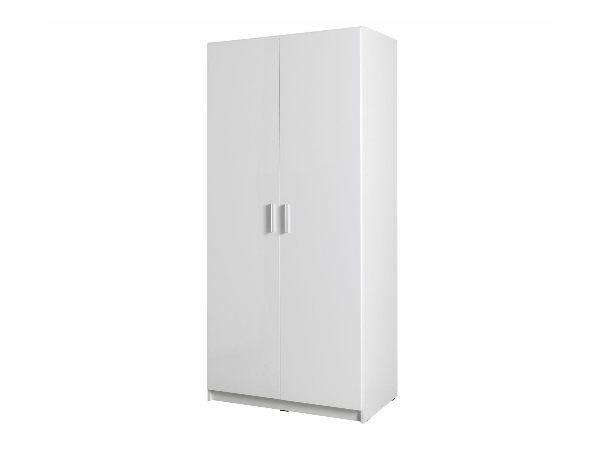 Gardróbszekrény Fioliva 101 (Fehér + Fényes fehér)