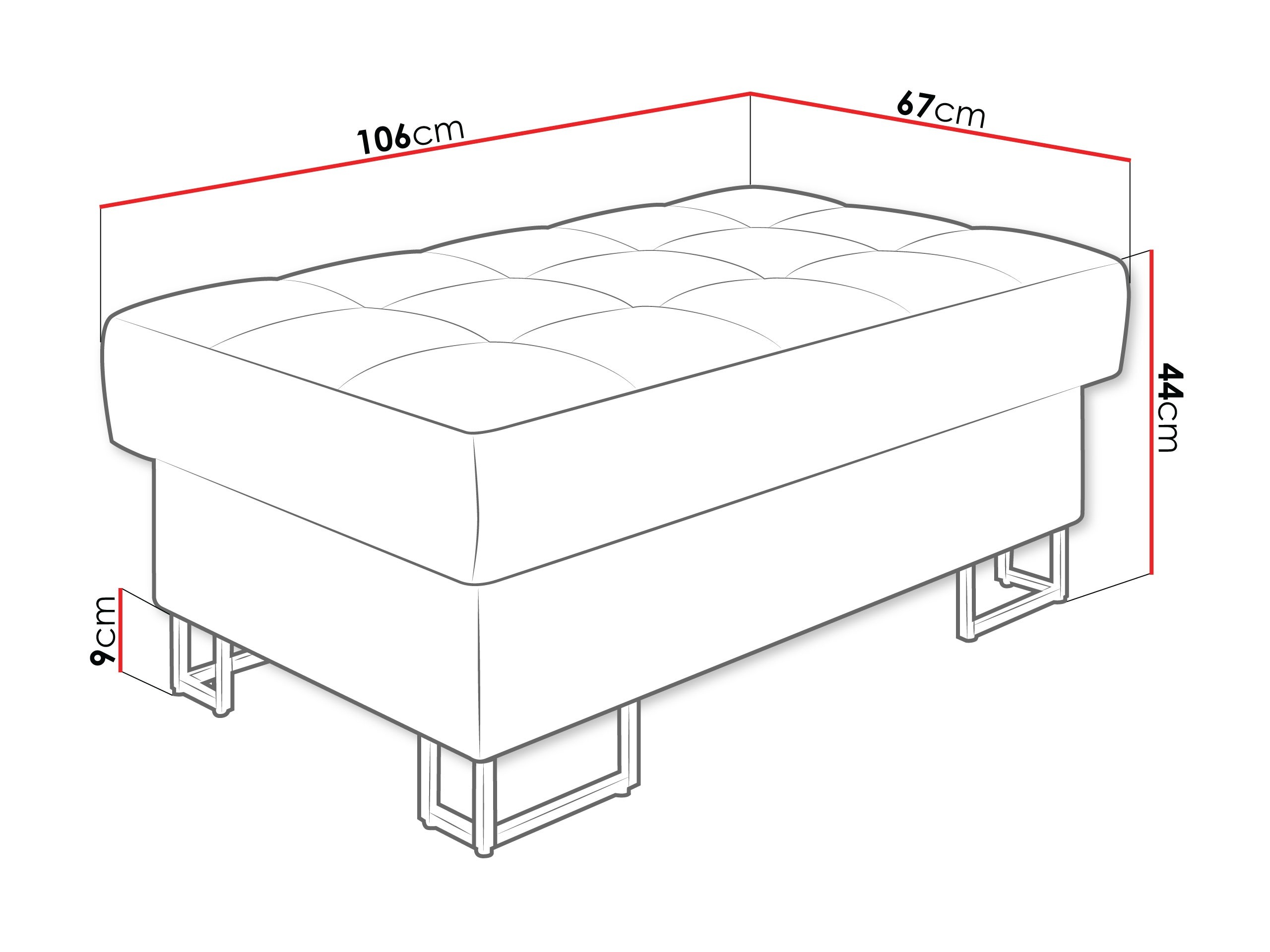 Kárpitozott pad Comfivo Anima (Nazar 225.02)