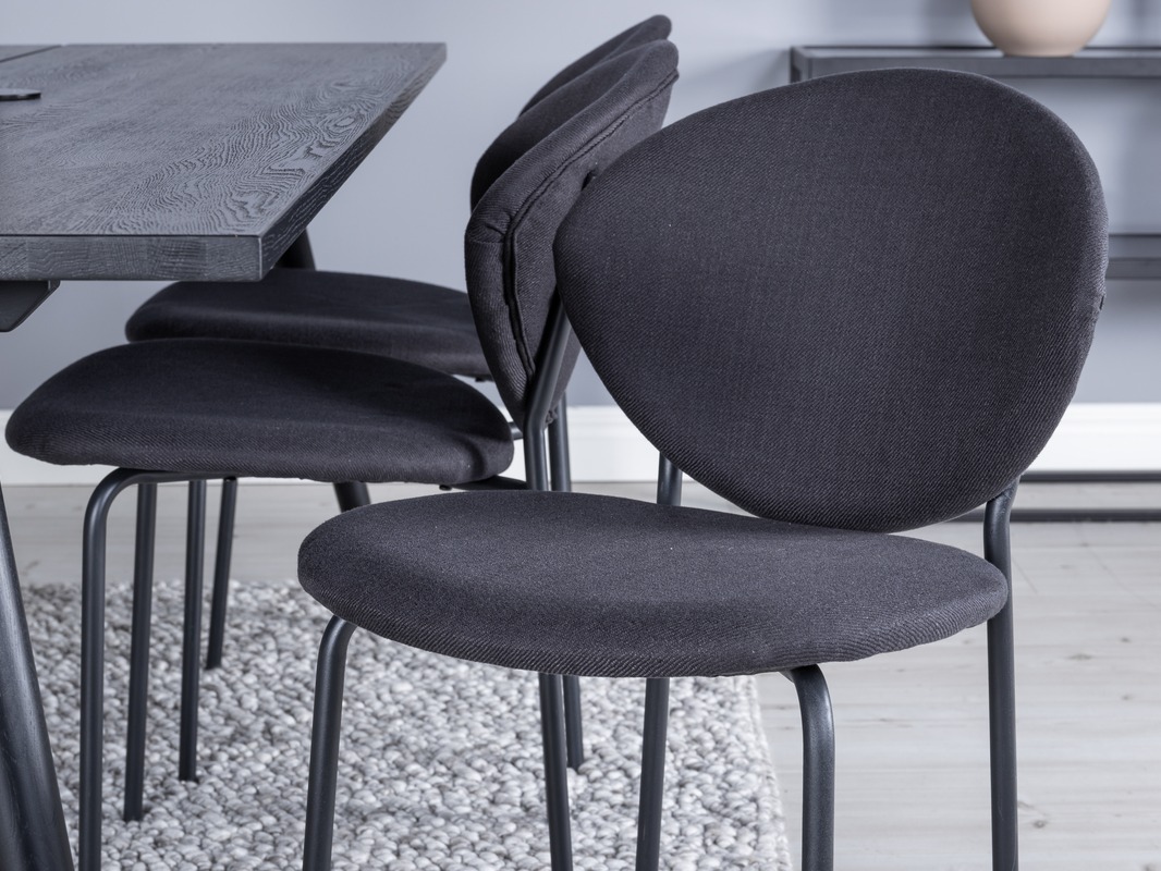 Étkezőgarnitúra Dallas 5025 (Fekete)