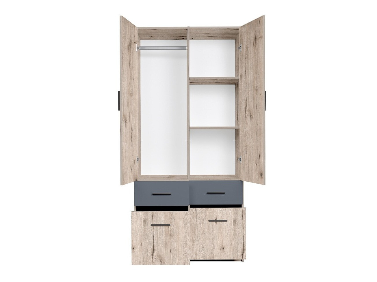 Gardróbszekrény Fioliva 102 (Wellingtoni tölgy)